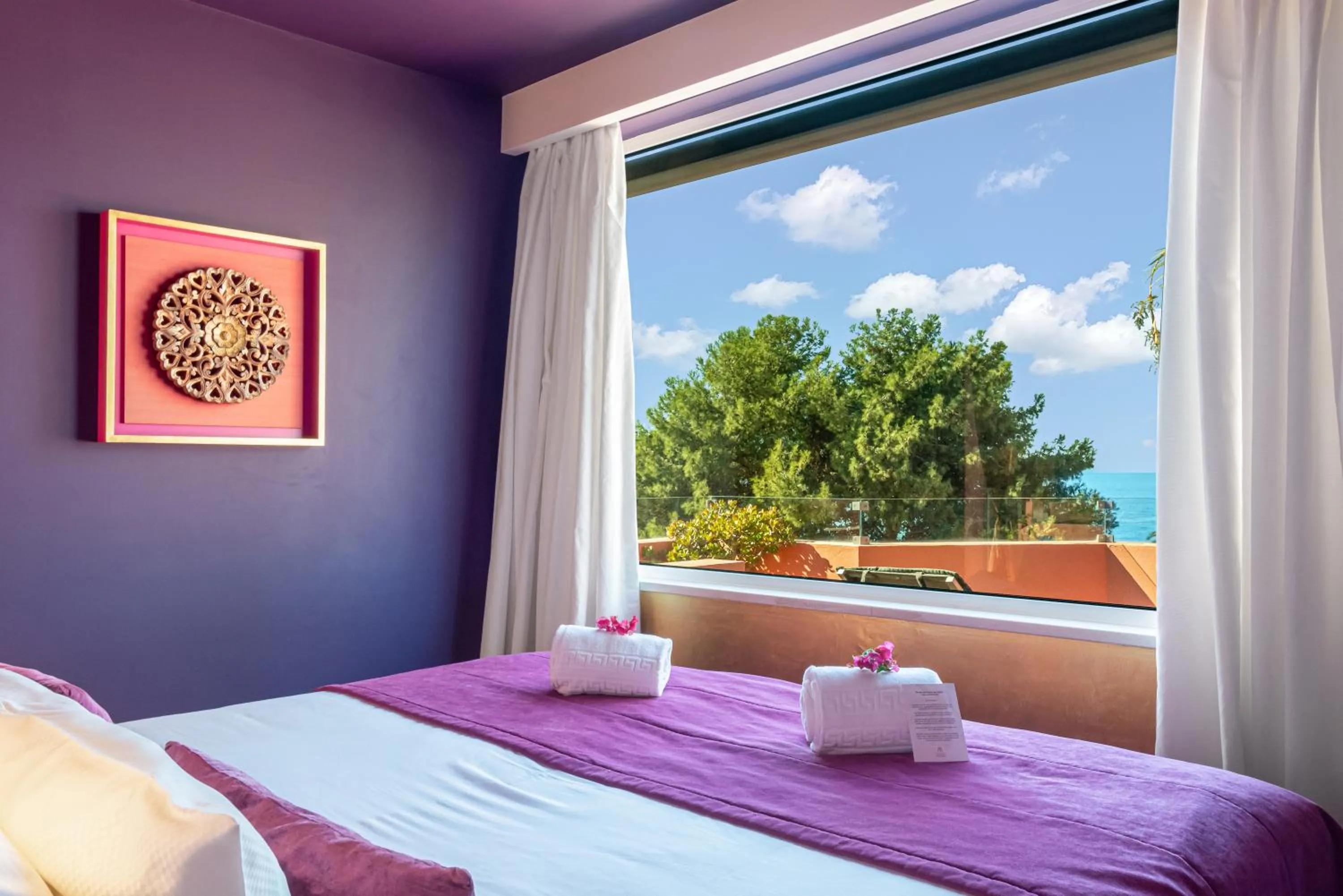 View (from property/room), Bed in Boutique Hotel Vivenda Miranda