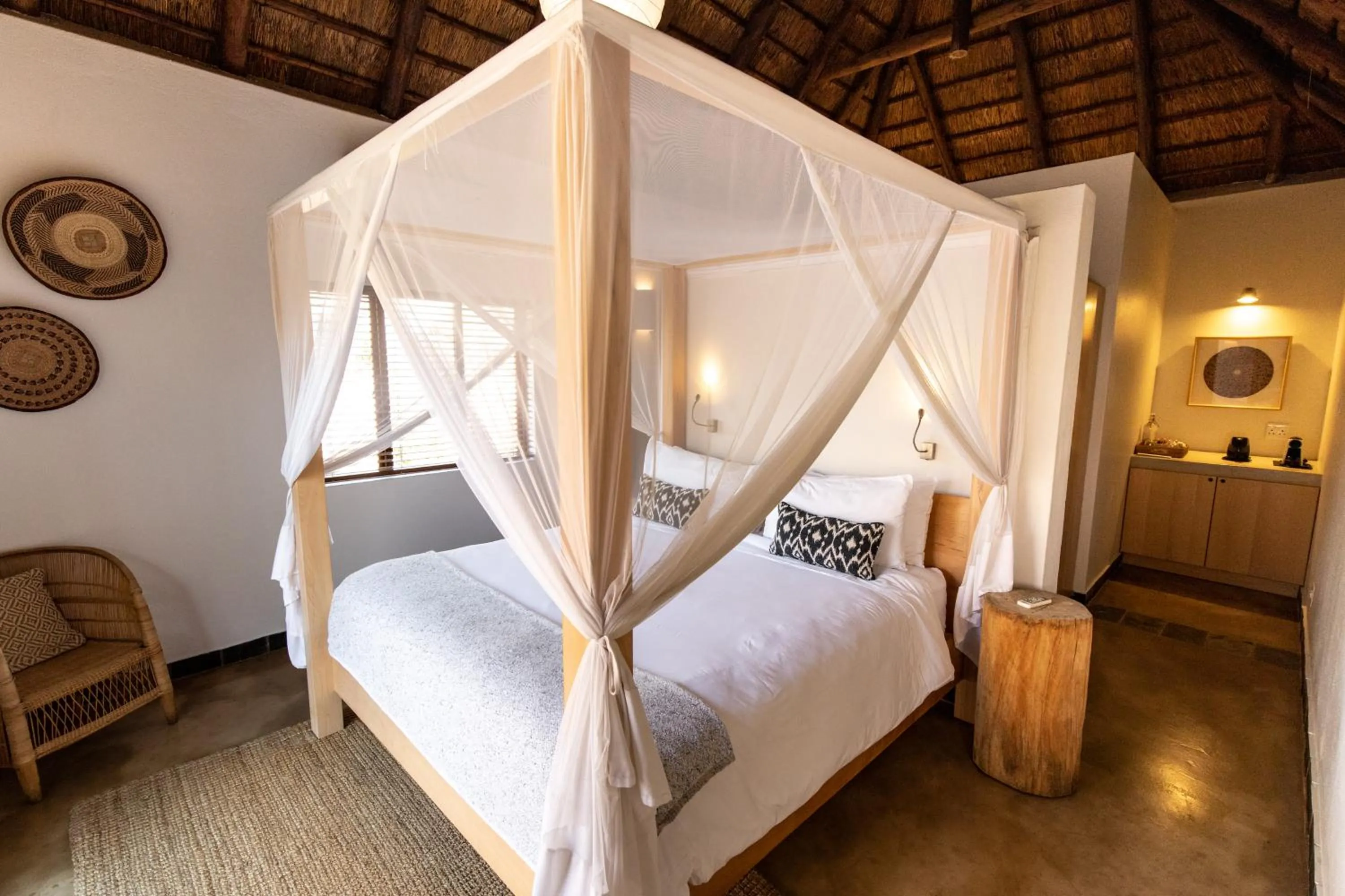 Bed in Unembeza Boutique Lodge & Spa