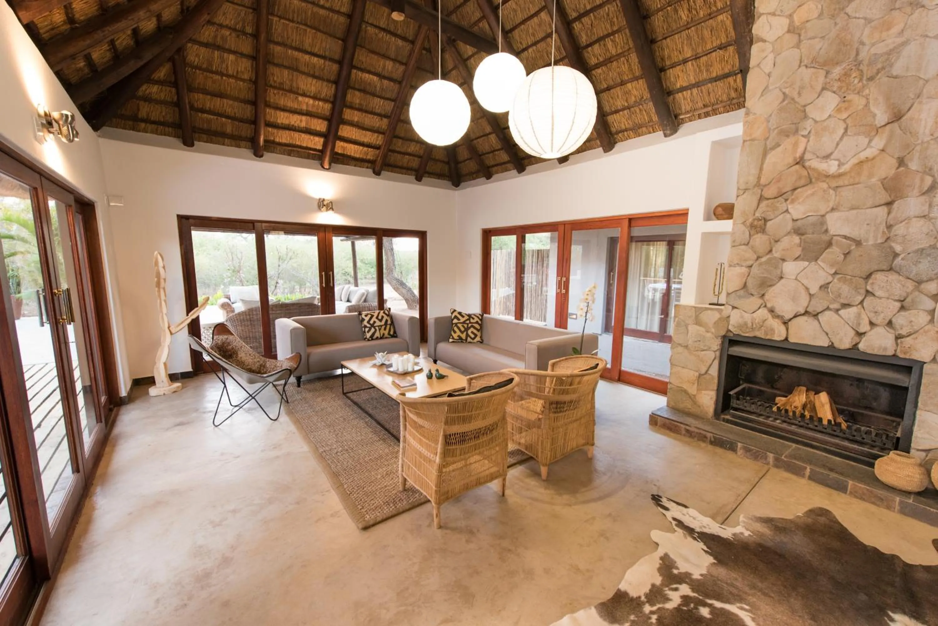Seating area in Unembeza Boutique Lodge & Spa