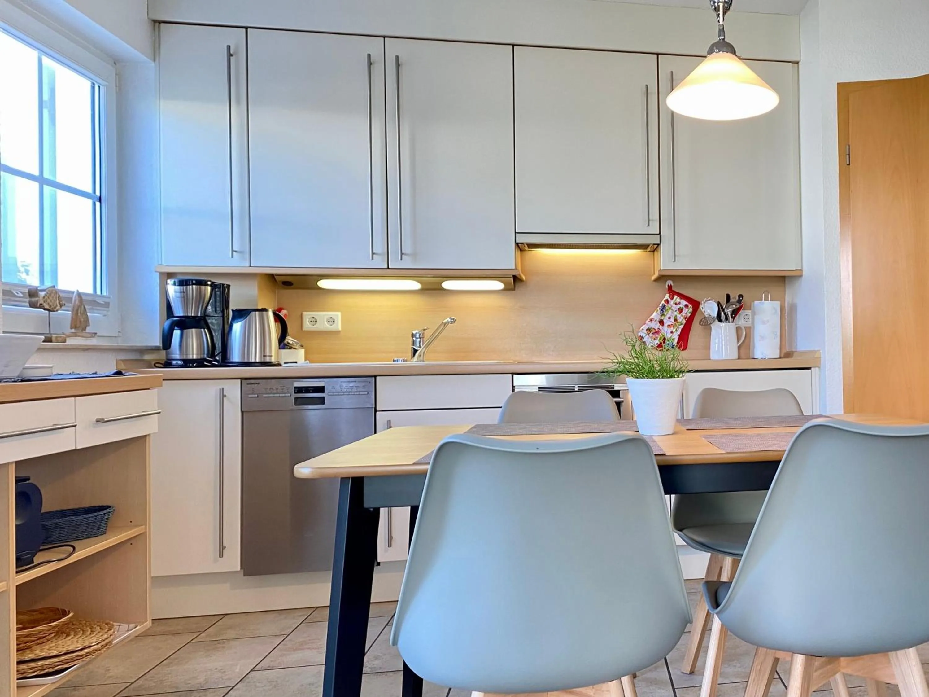 Coffee/tea facilities in Dünenresidenz Karlshagen - Ferienwohnung Lindenweg 8b