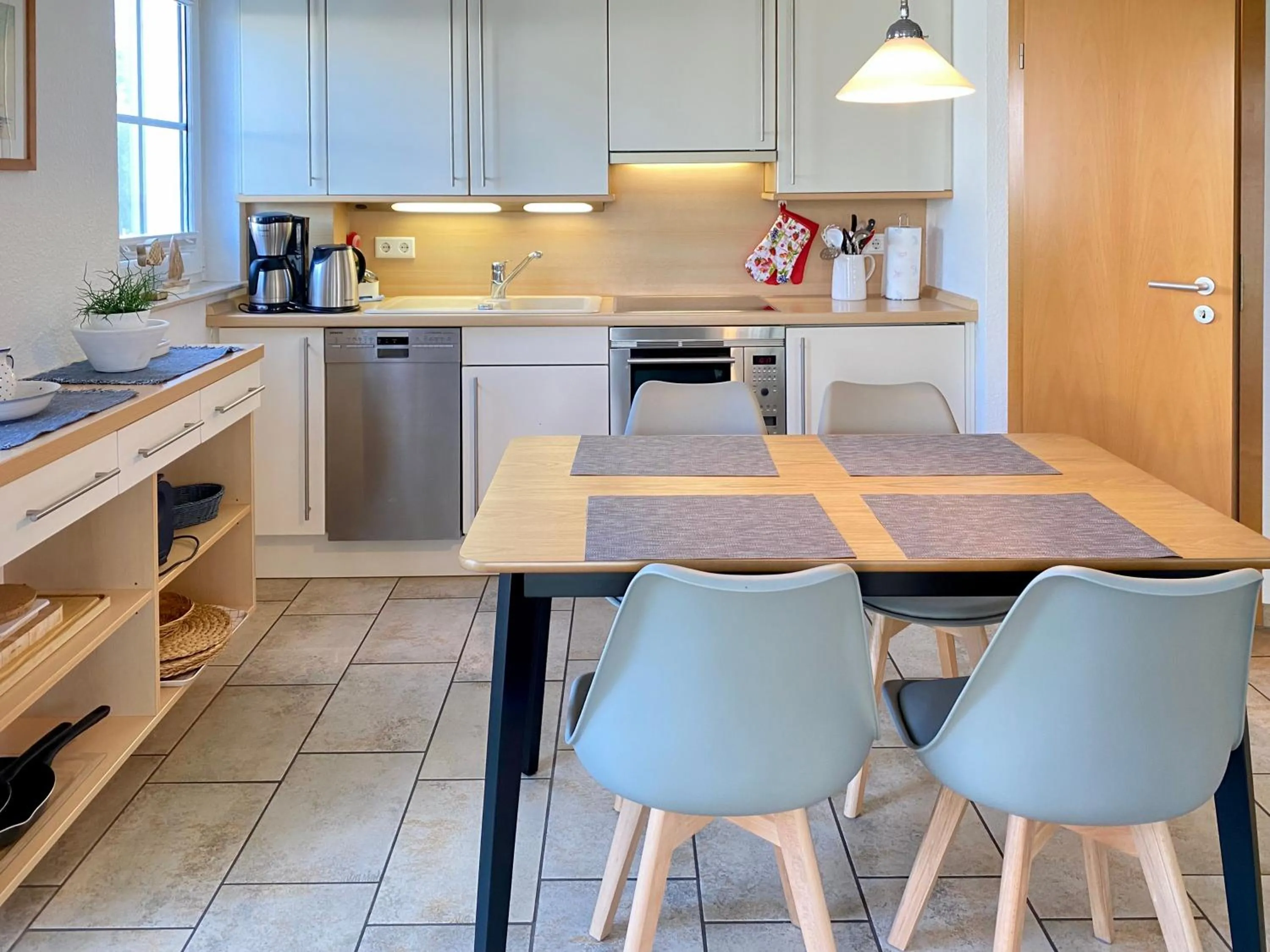 Coffee/tea facilities in Dünenresidenz Karlshagen - Ferienwohnung Lindenweg 8b