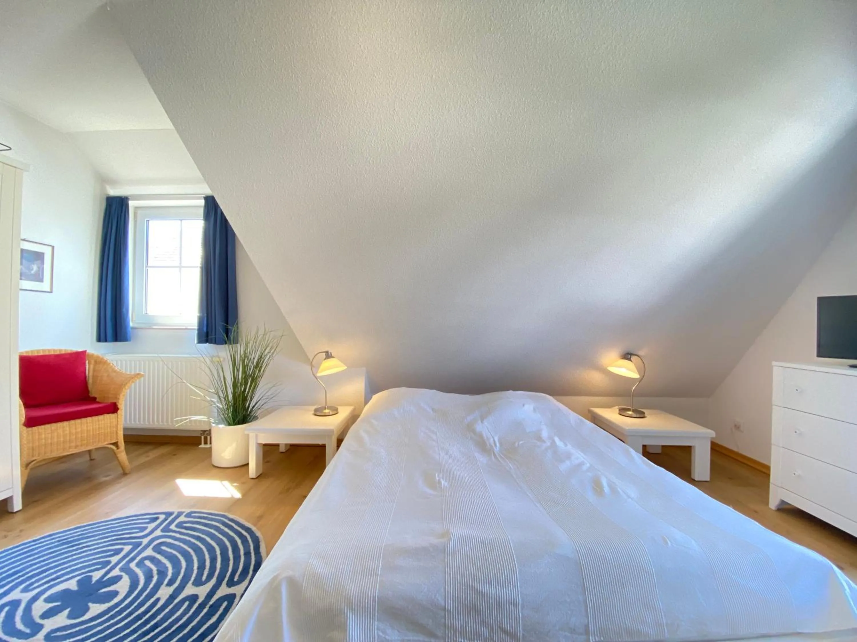 Bed in Dünenresidenz Karlshagen - Ferienwohnung Lindenweg 8b