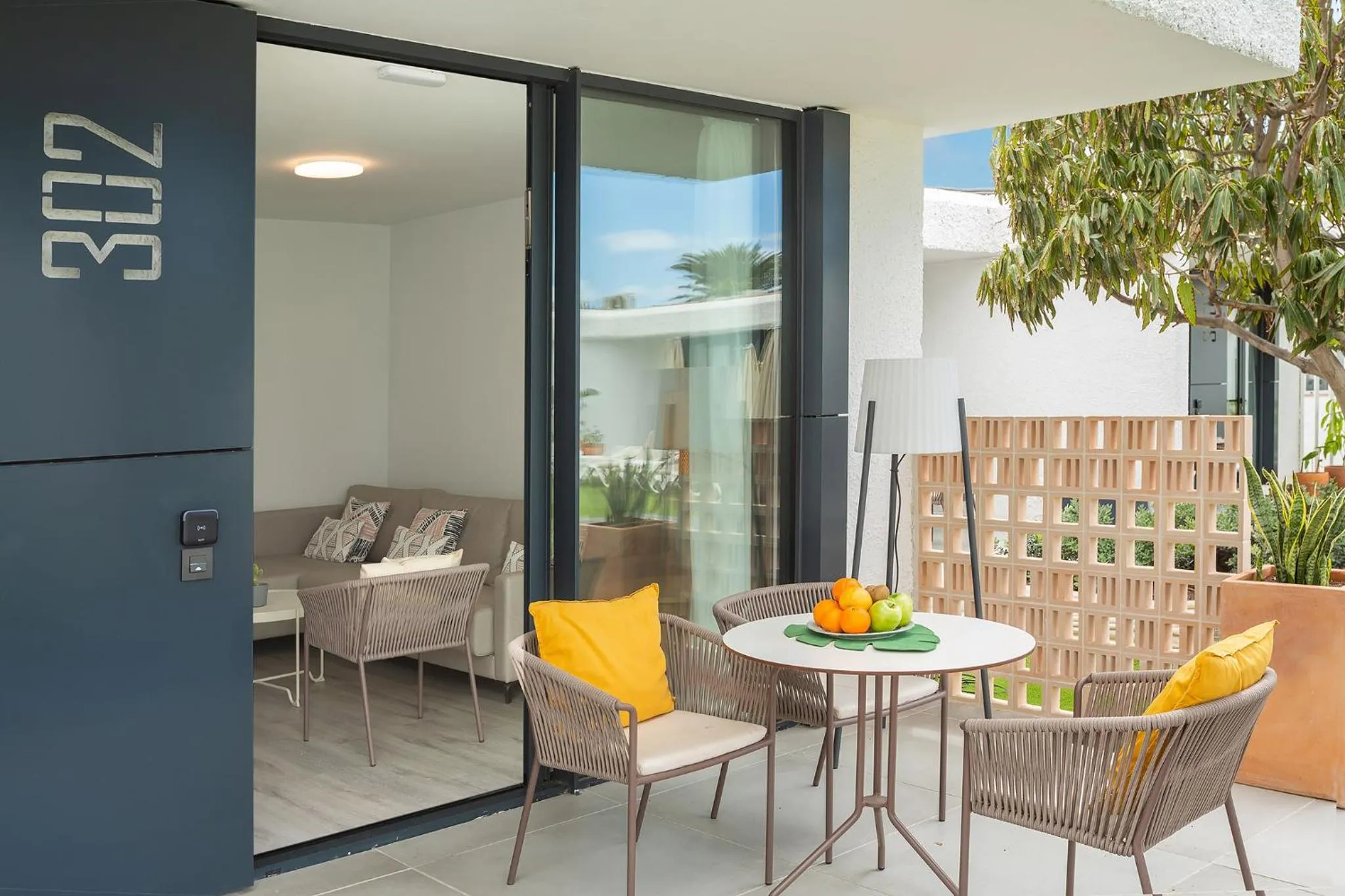 Balcony/Terrace in Bungalows Doña Rosa