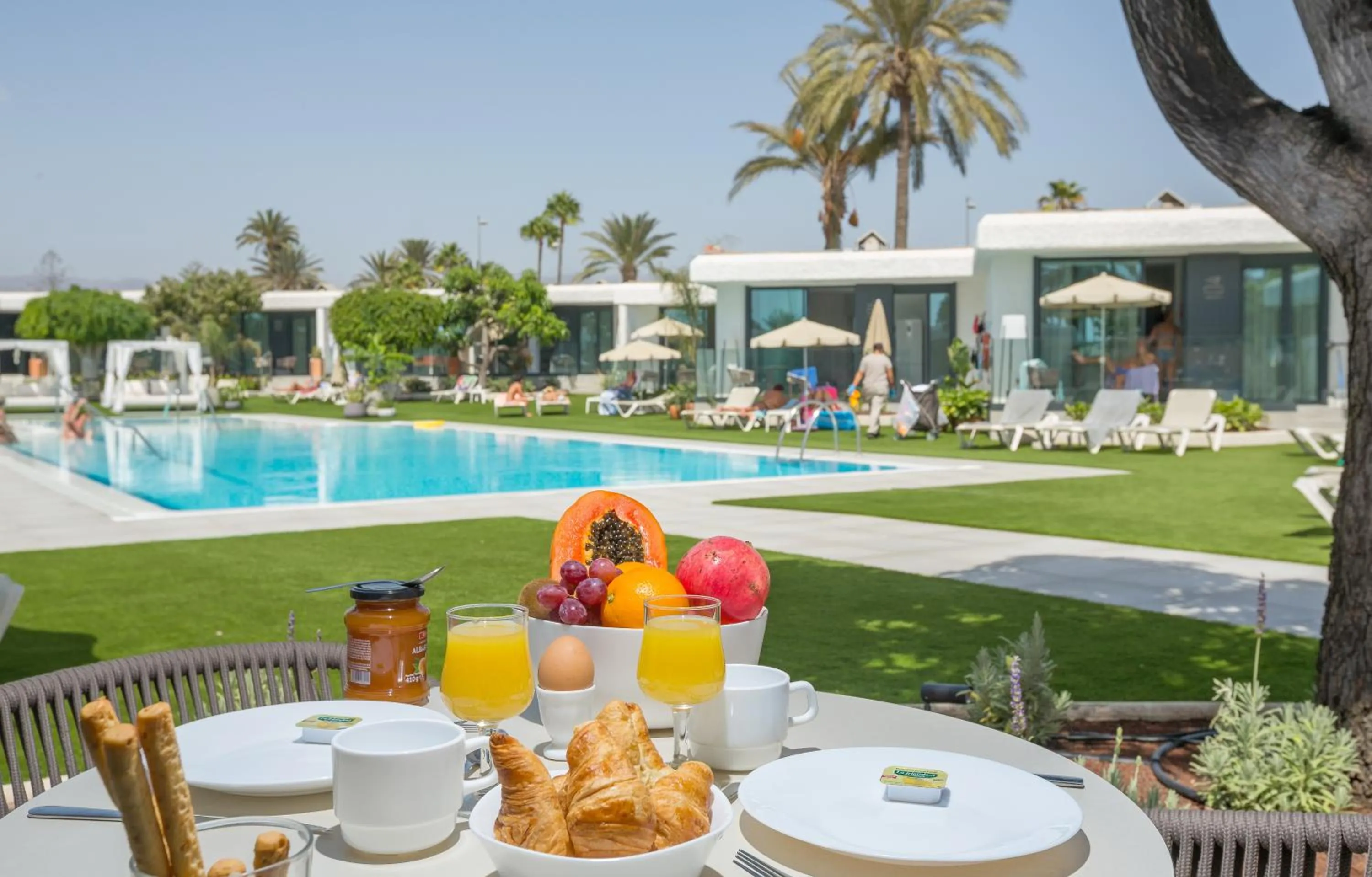 Patio in Bungalows Doña Rosa