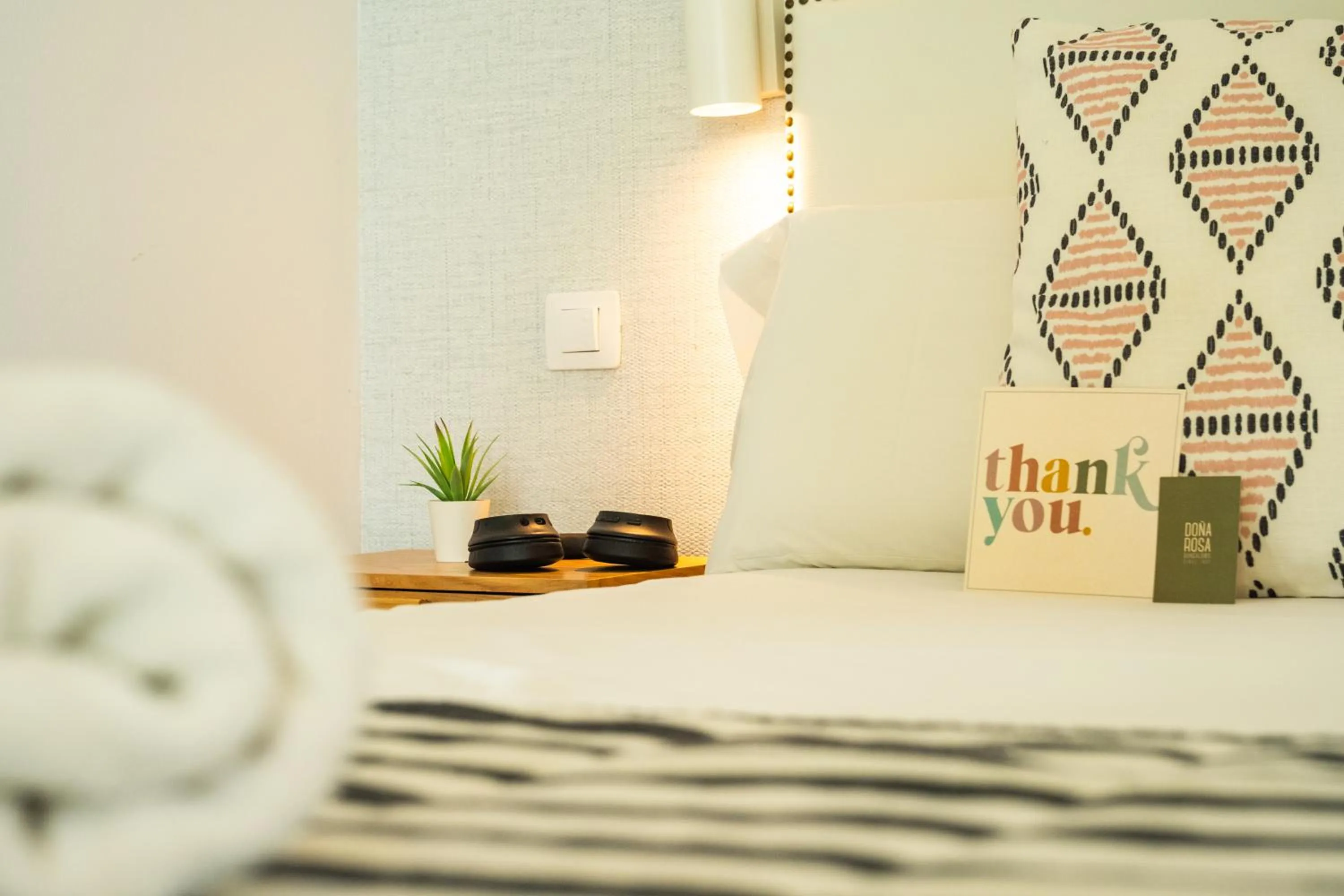 Bed in Bungalows Doña Rosa