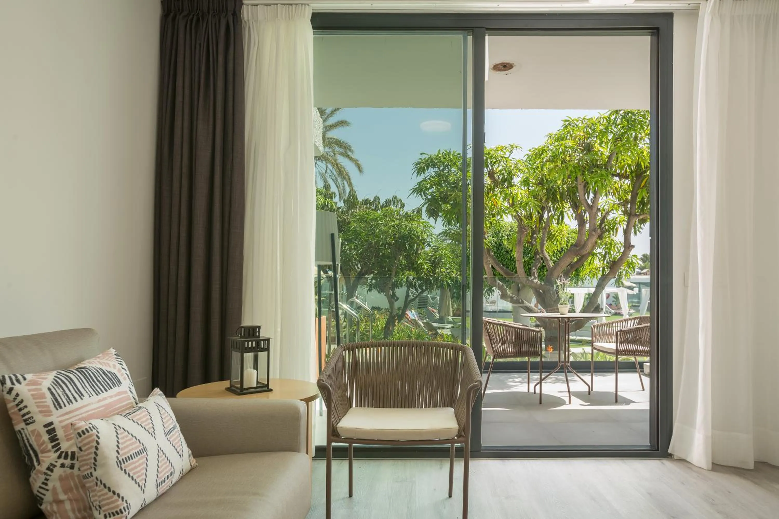 Balcony/Terrace in Bungalows Doña Rosa