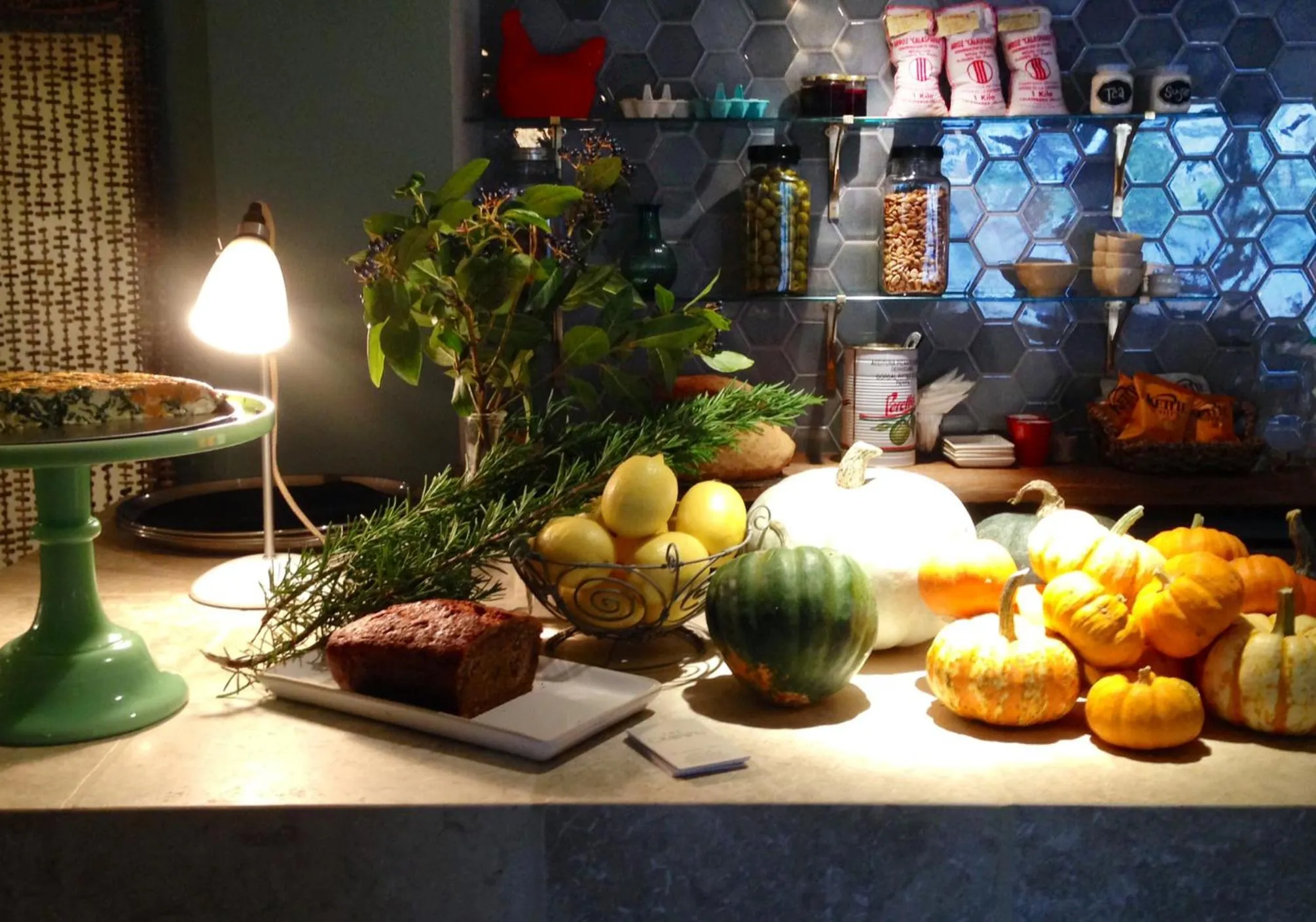 Food close-up in The Crown