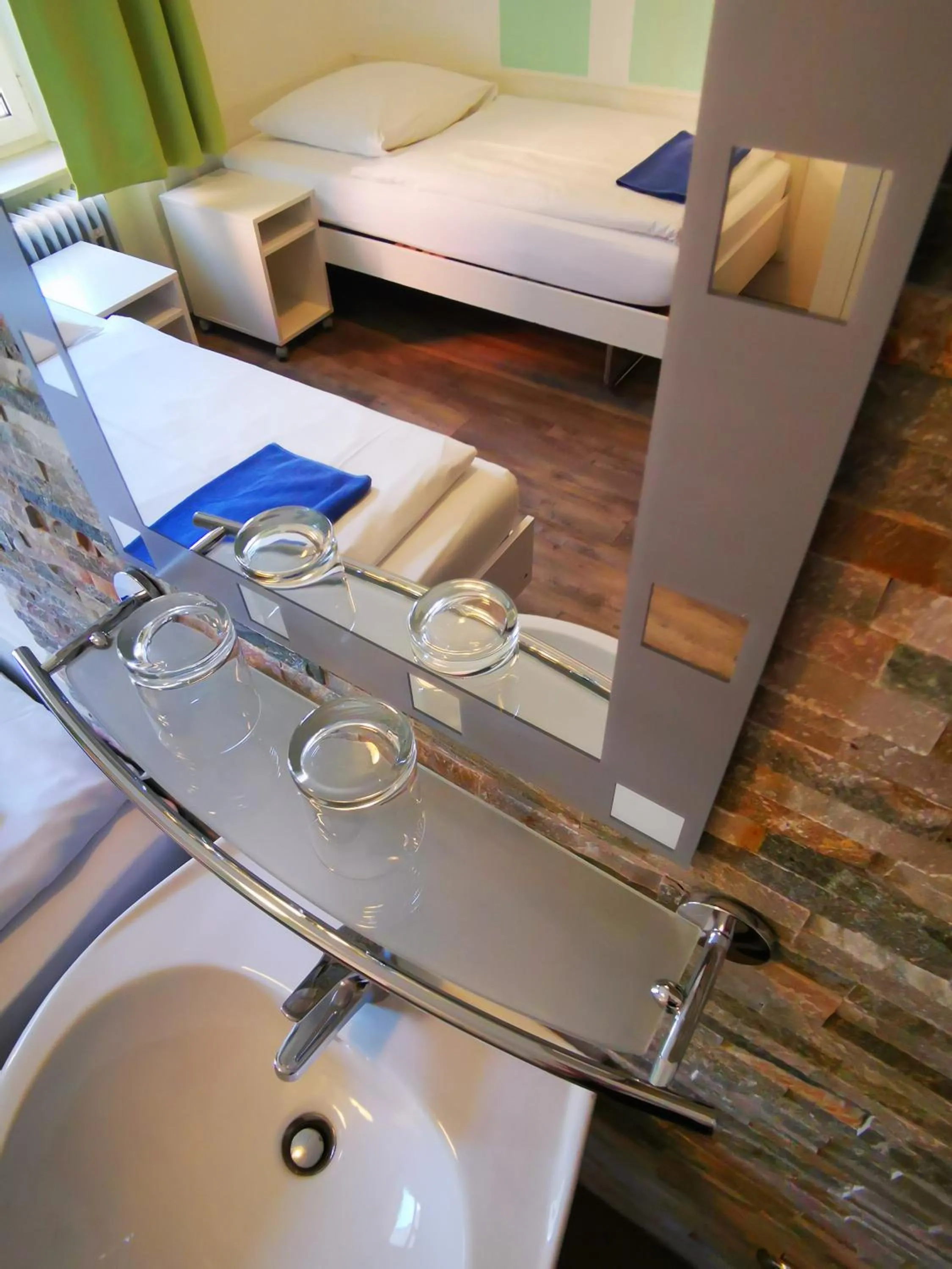 Decorative detail in City Hostel