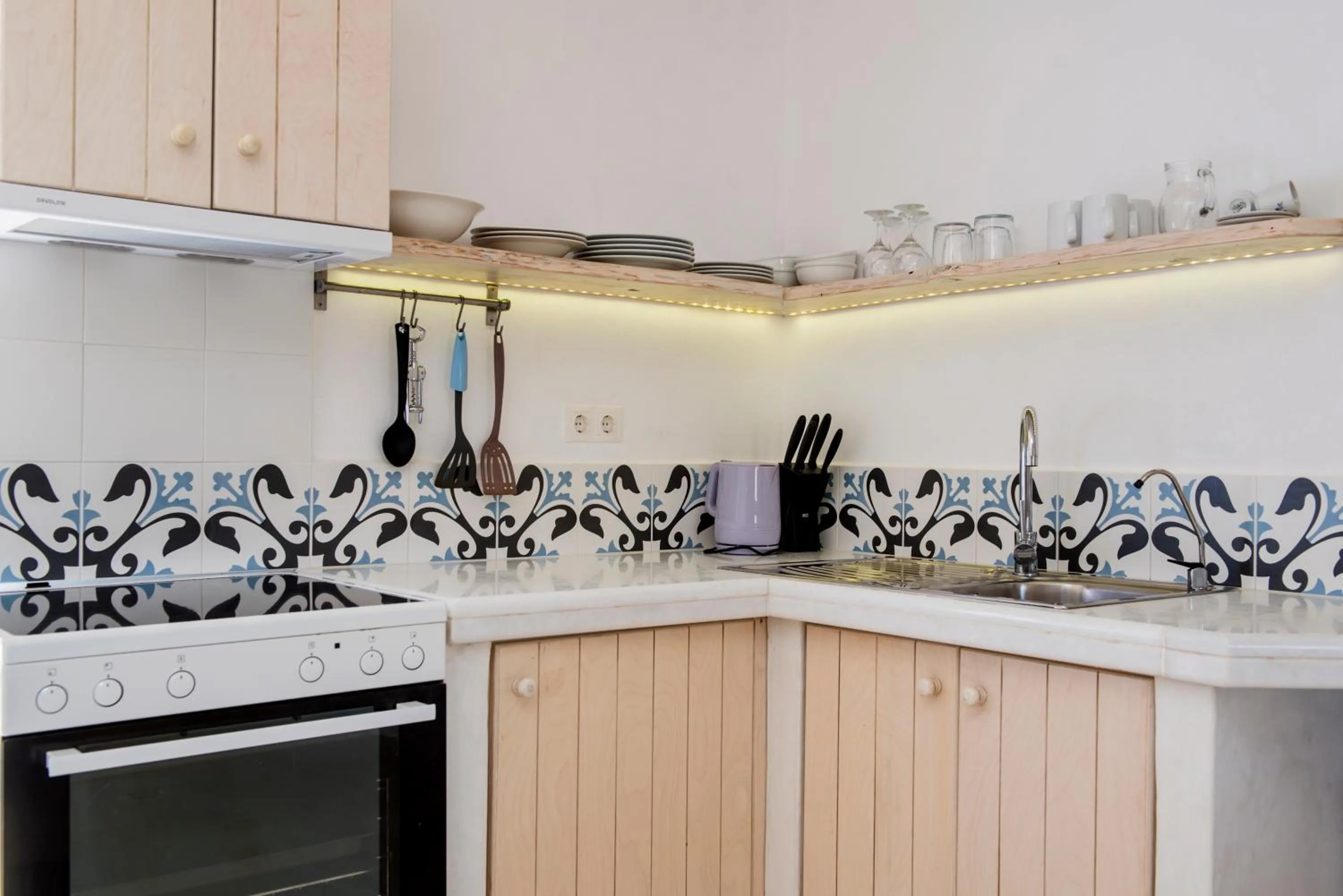 kitchen in Good Life Greece Eco Villas