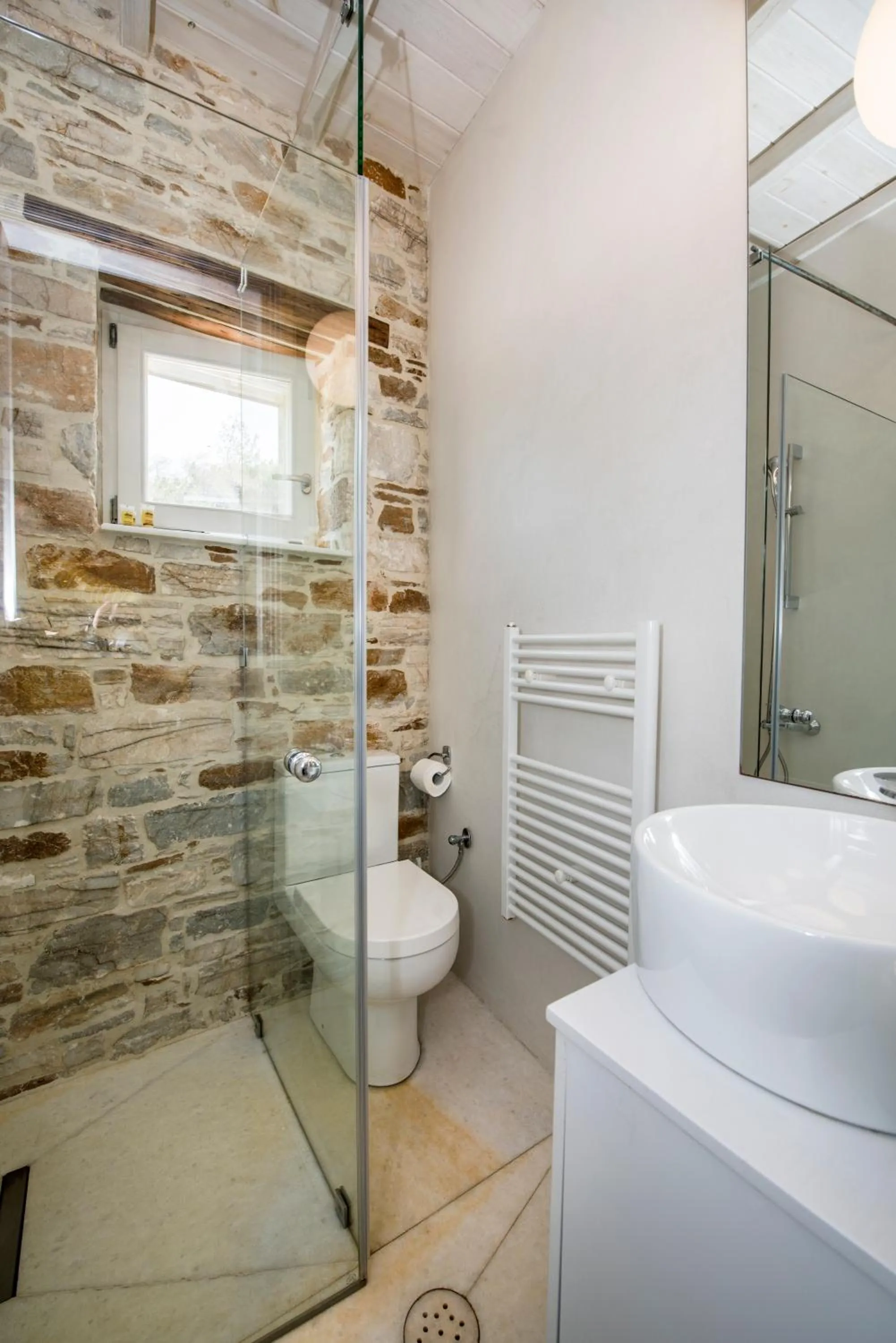 Toilet in Good Life Greece Eco Villas