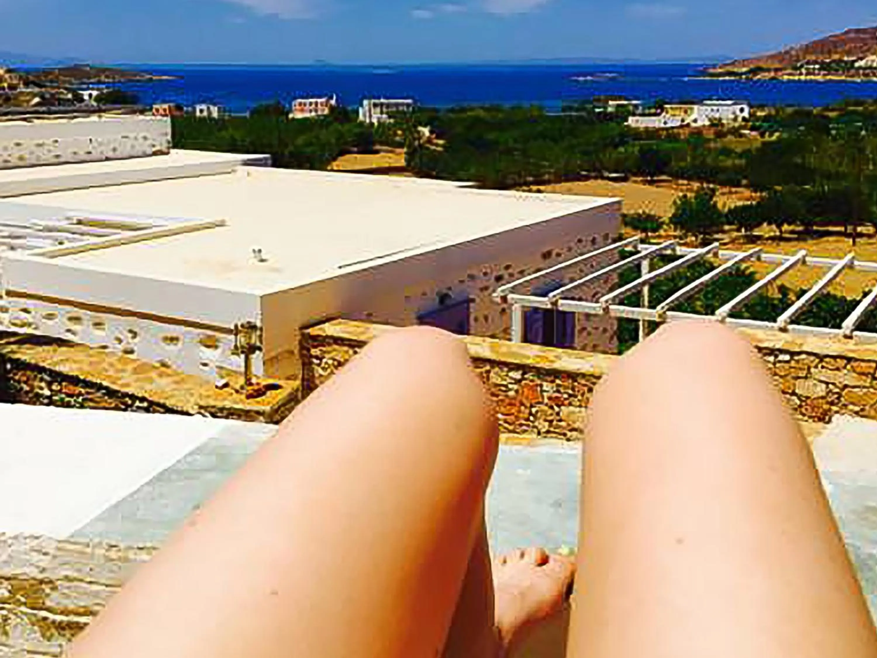 Patio in Good Life Greece Eco Villas