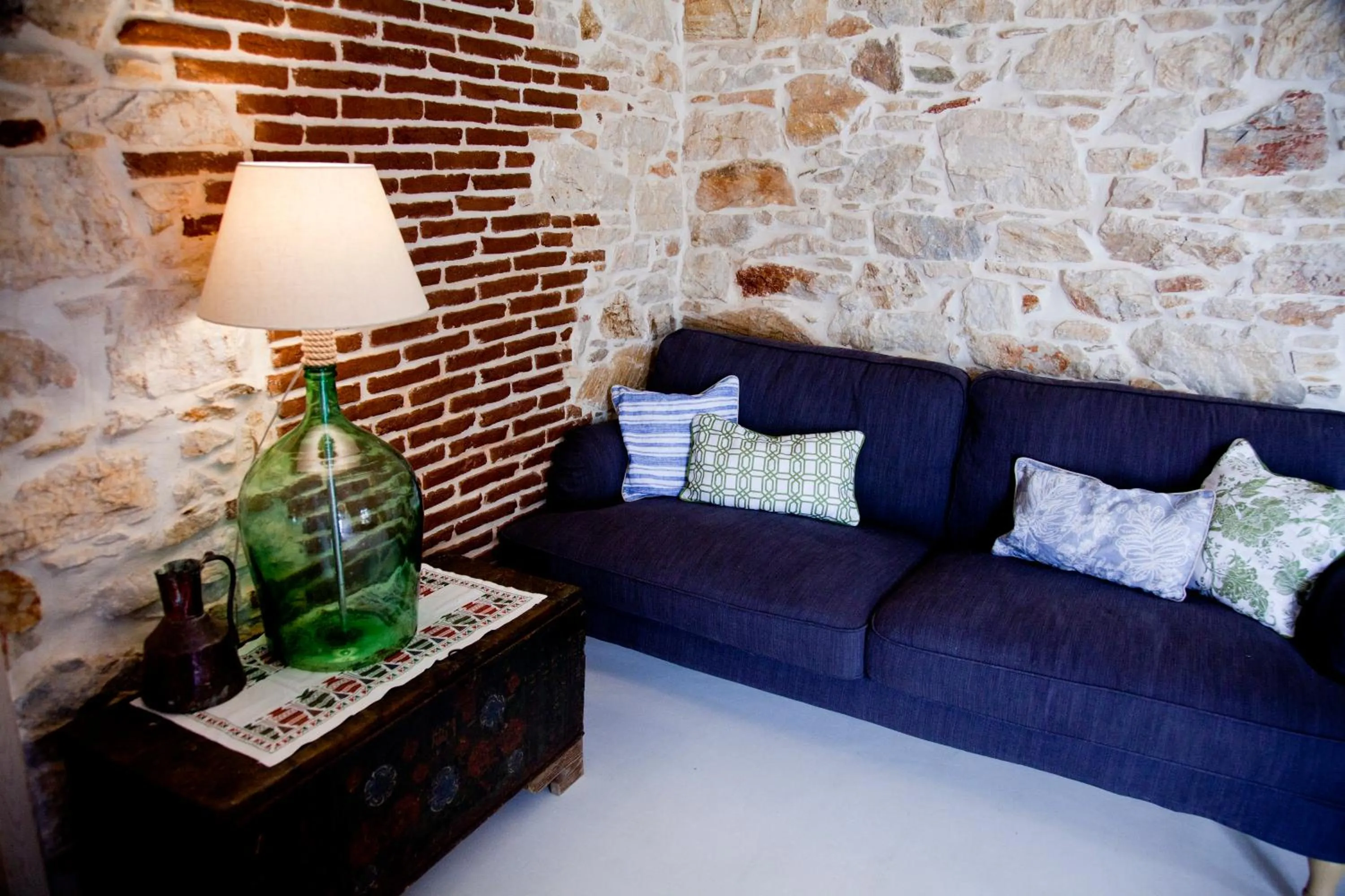 Living room in Good Life Greece Eco Villas