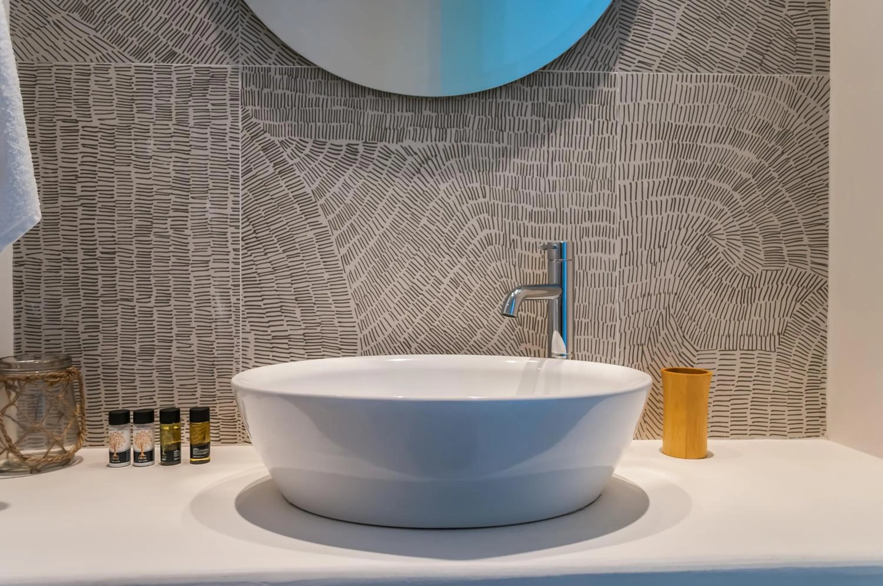 Decorative detail in Vilos Suites