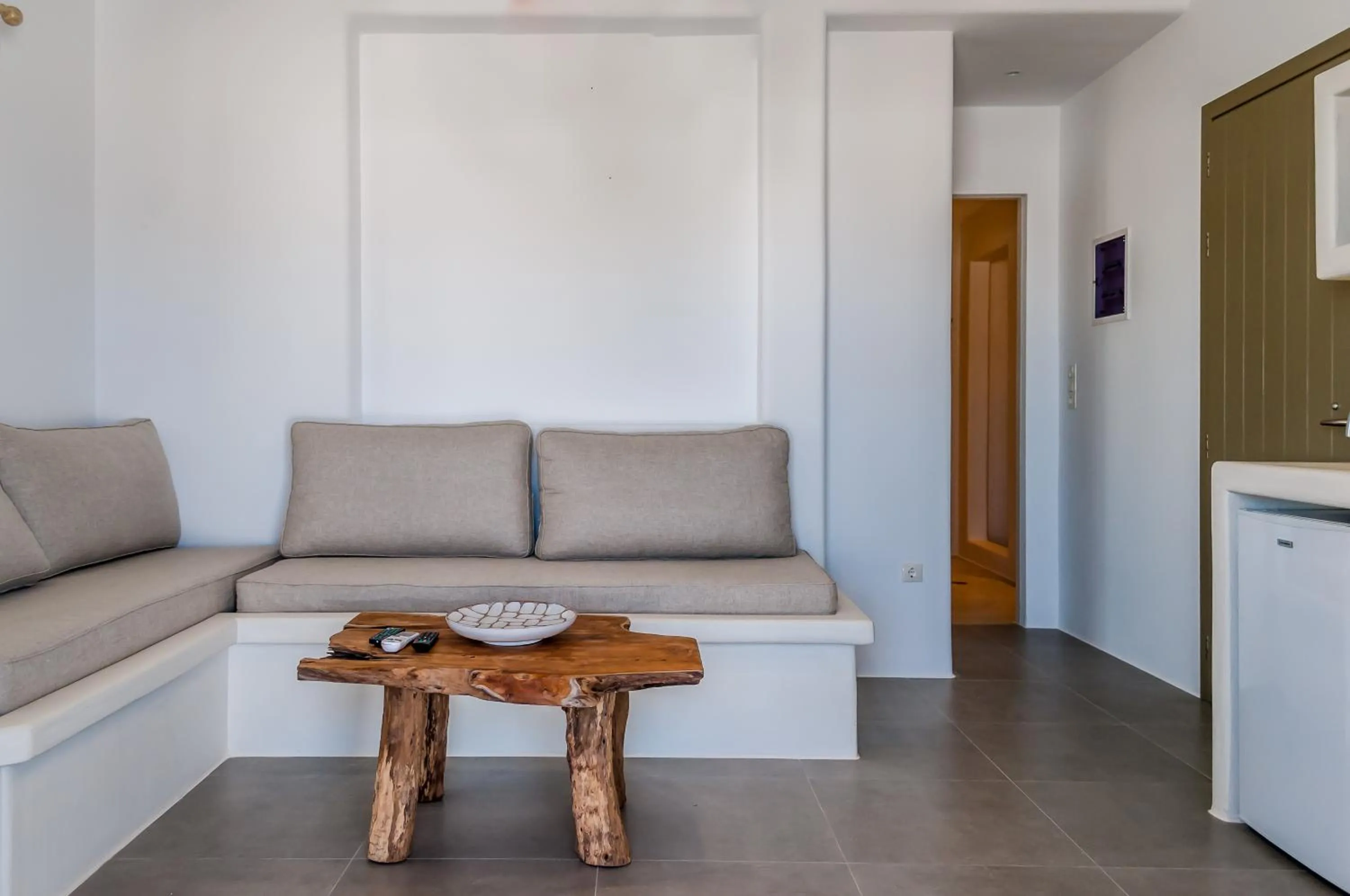 Living room in Vilos Suites