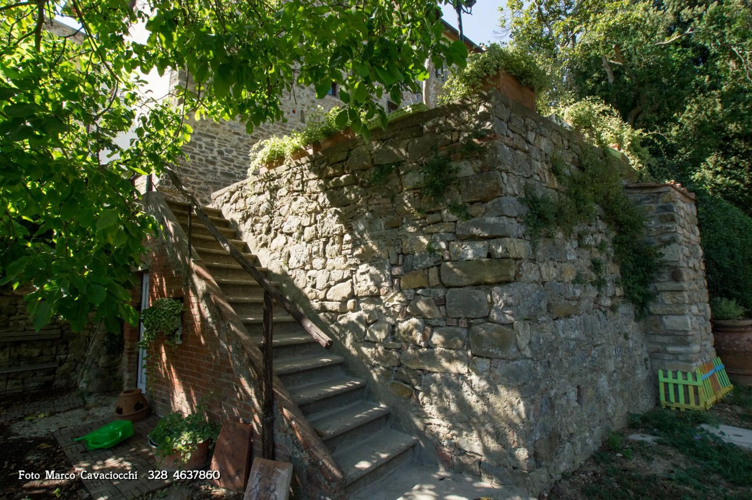 Garden in Il Bosso di Toscana