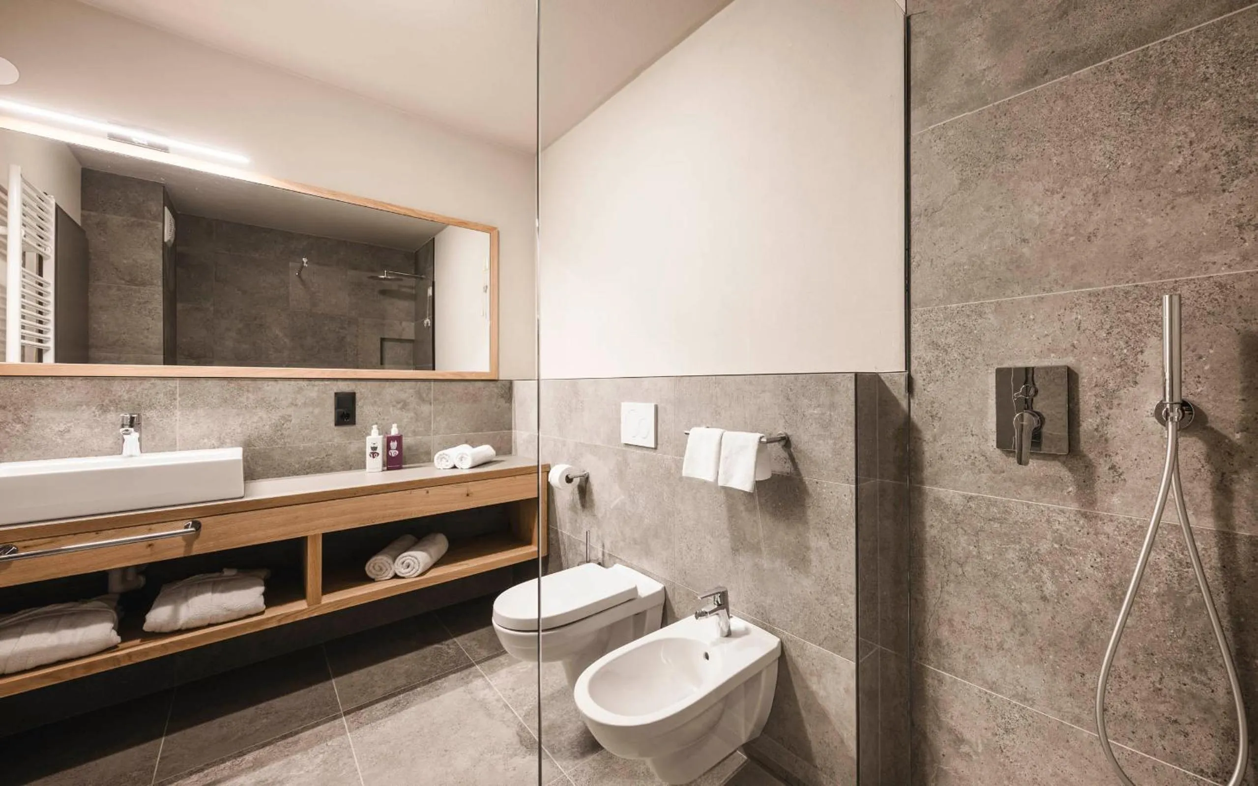 Bathroom in Familienhotel Viktoria