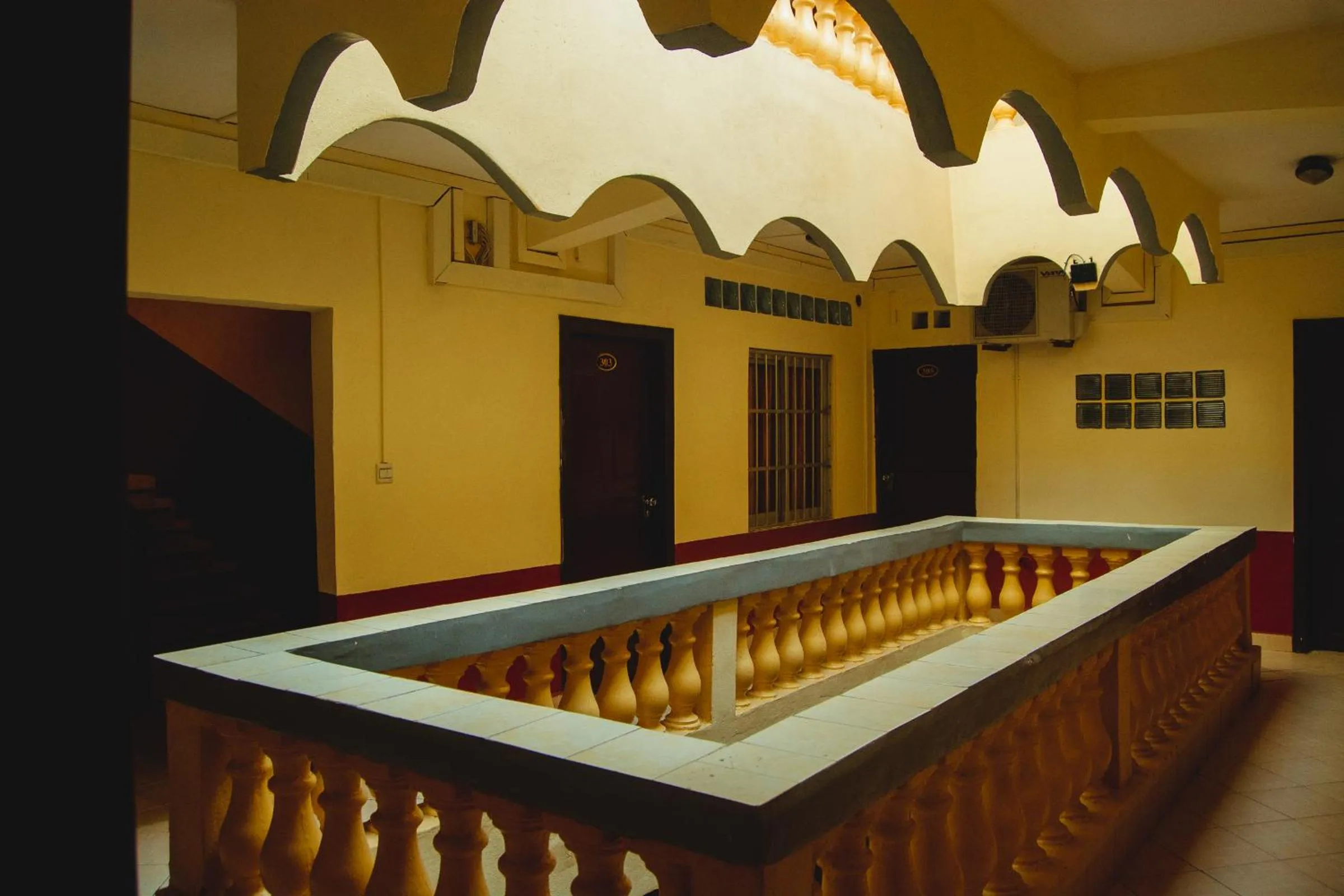 Patio in Salama Hôtel Majunga