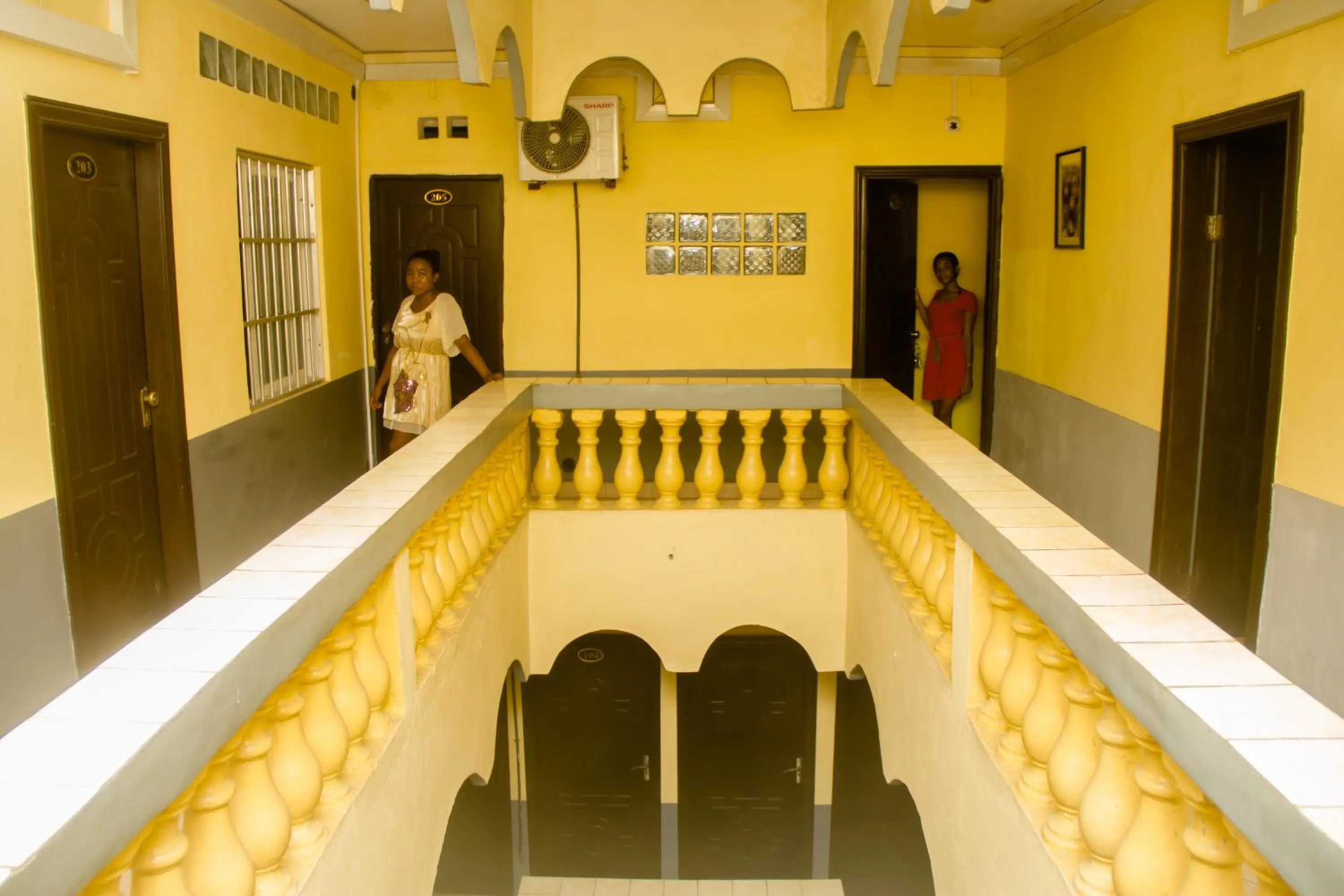 Balcony/Terrace in Salama Hôtel Majunga