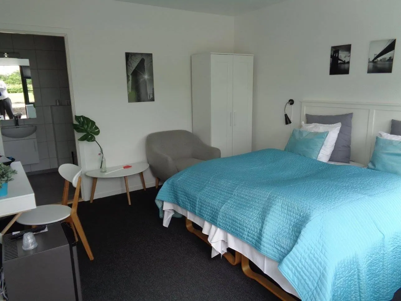 Bed in Hotel St. Binderup