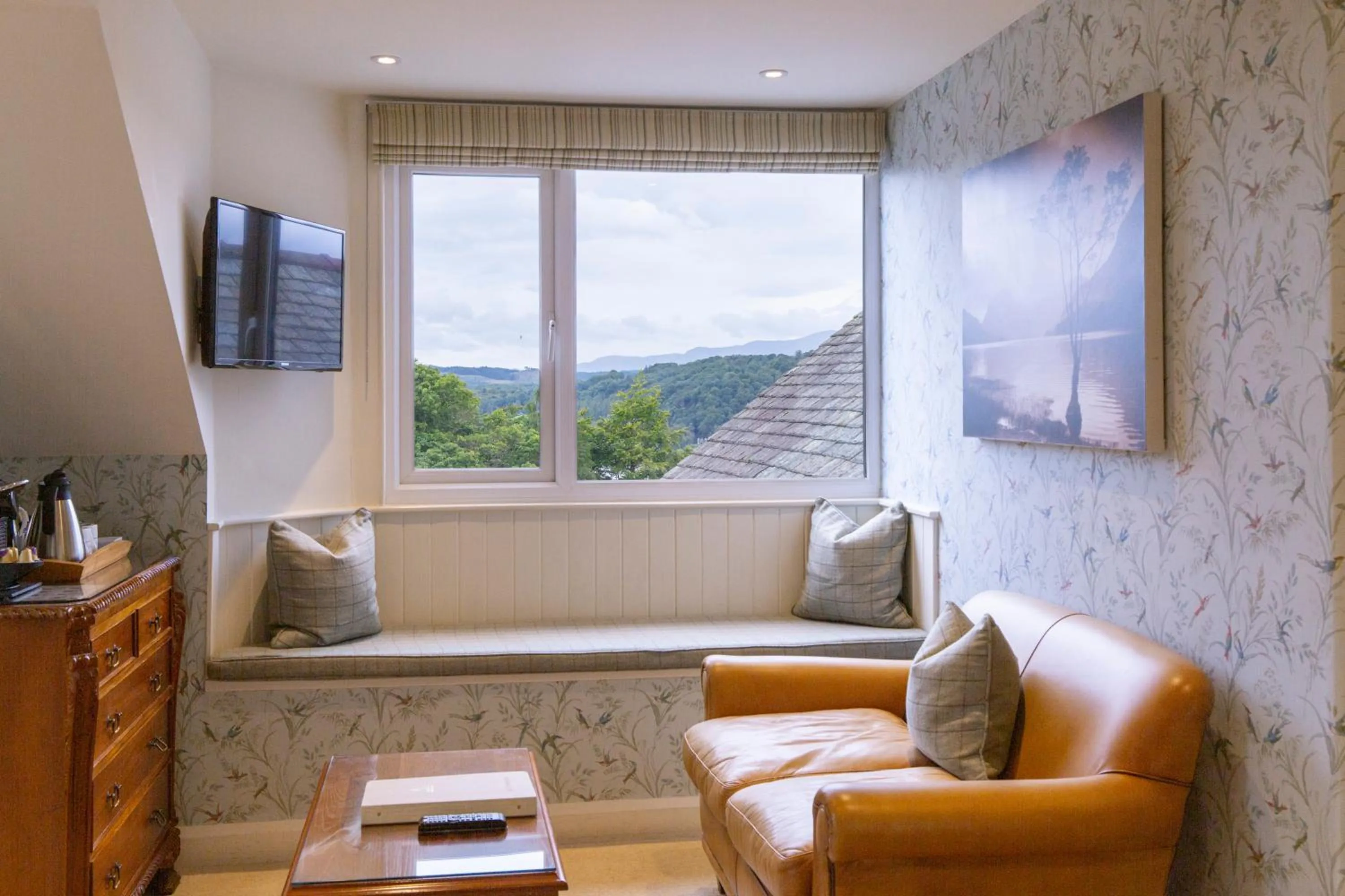Seating area in Lindeth Fell Country House