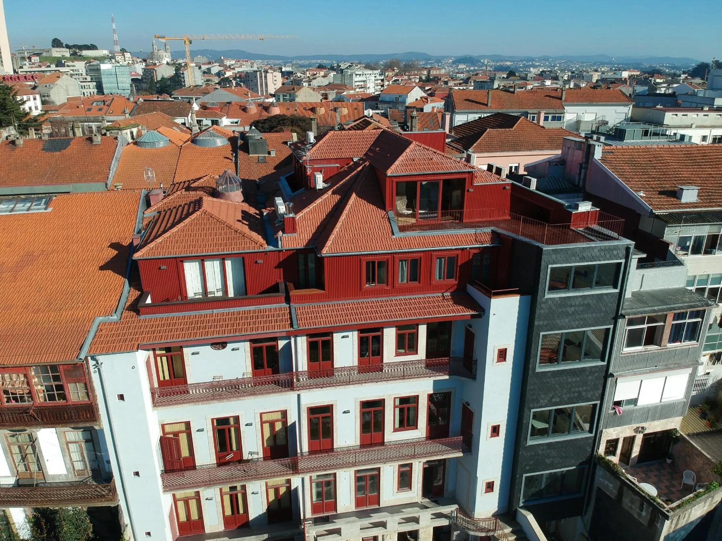 Bird's eye view in Oporto Maison Alves da Veiga