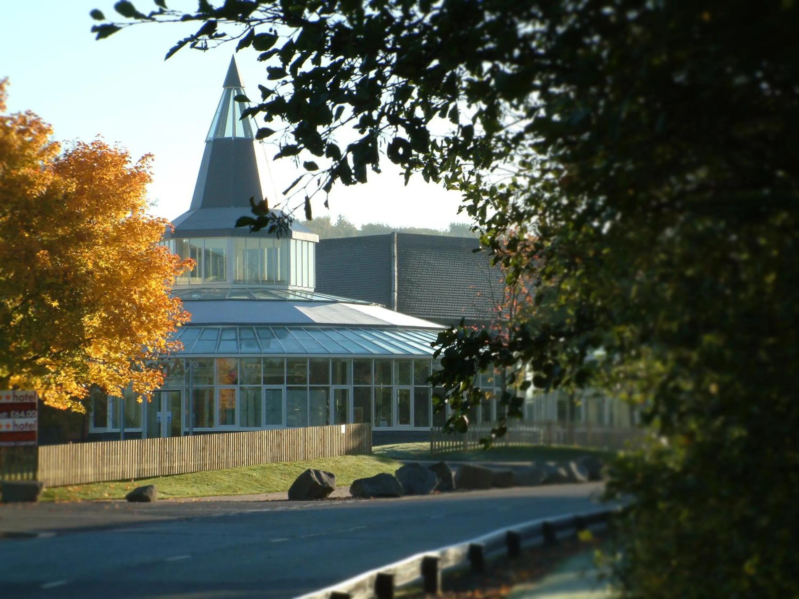 Facade/entrance in Alona Hotel