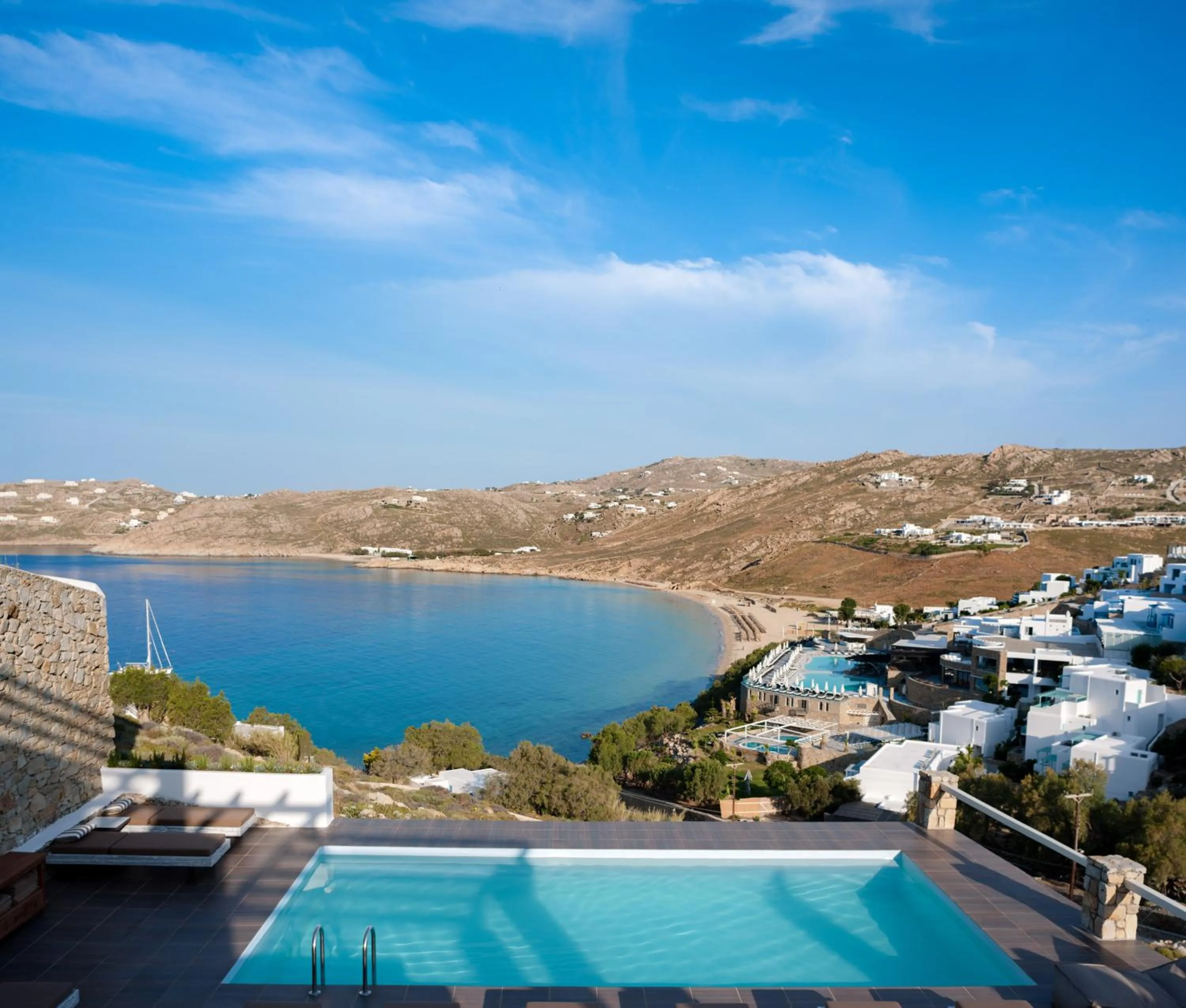 Landmark view in Cova Mykonos Suites
