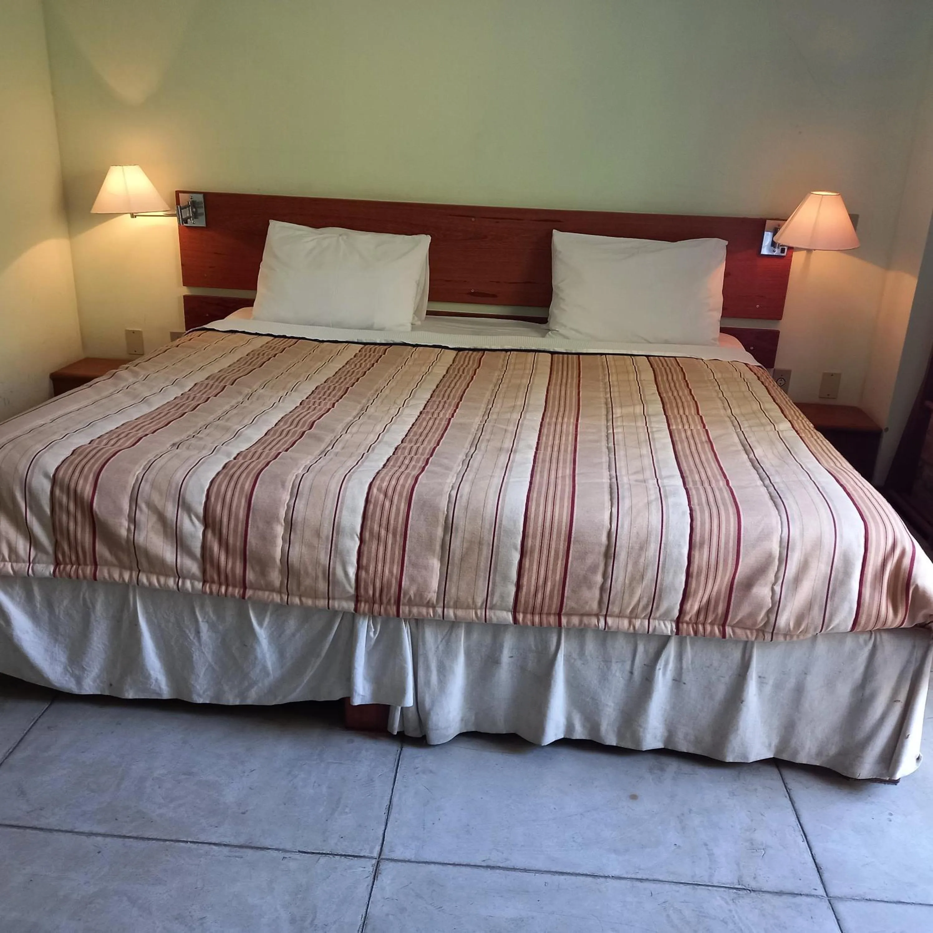 Bed in Pousada Pilar