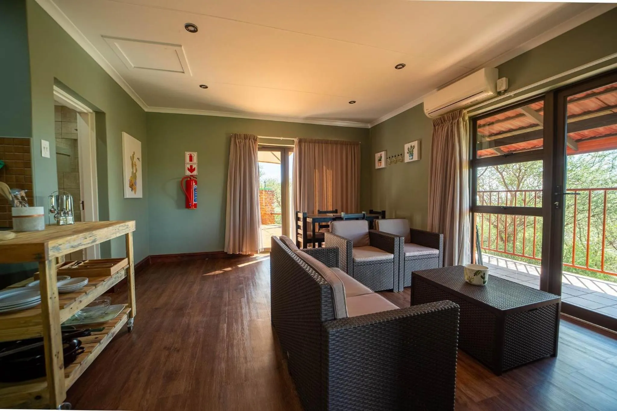 Living room in Red Sands Country Lodge