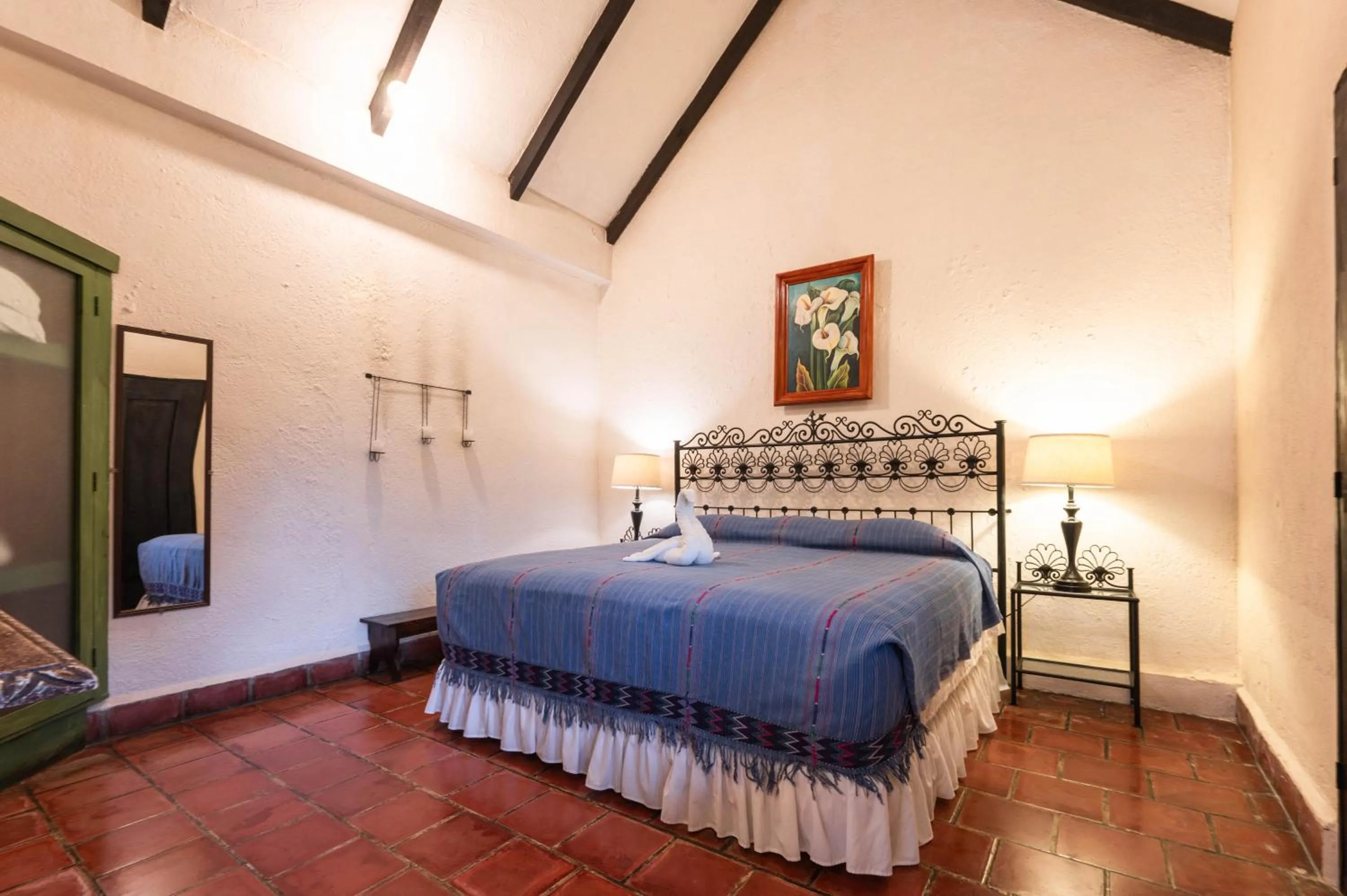 Bed in Hotel Toliman