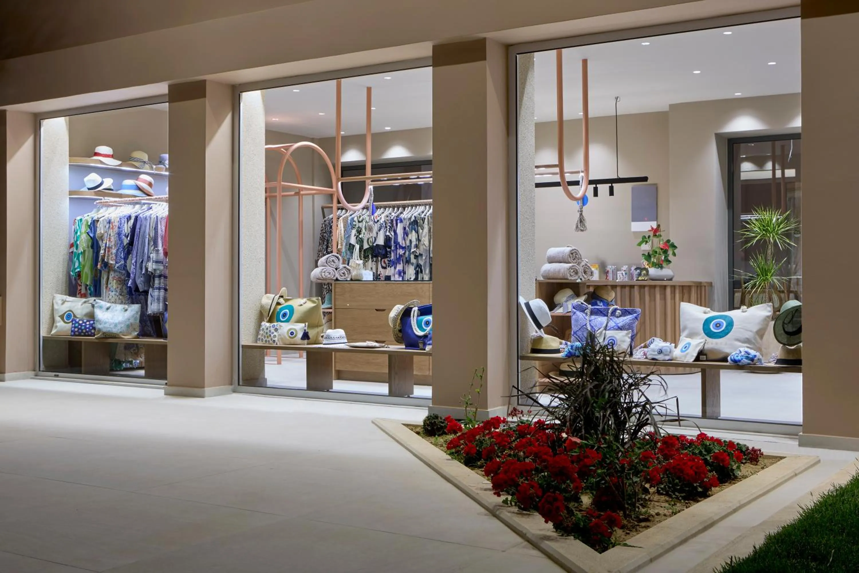 Shopping Area in Ammos Luxury Resort