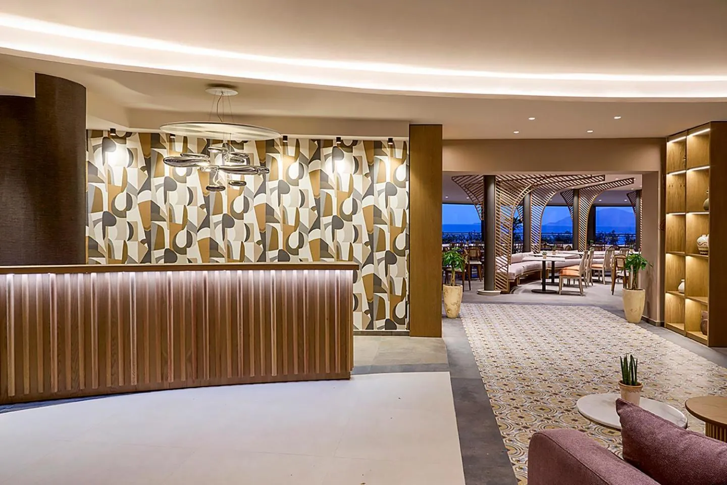 Lobby or reception in Ammos Luxury Resort