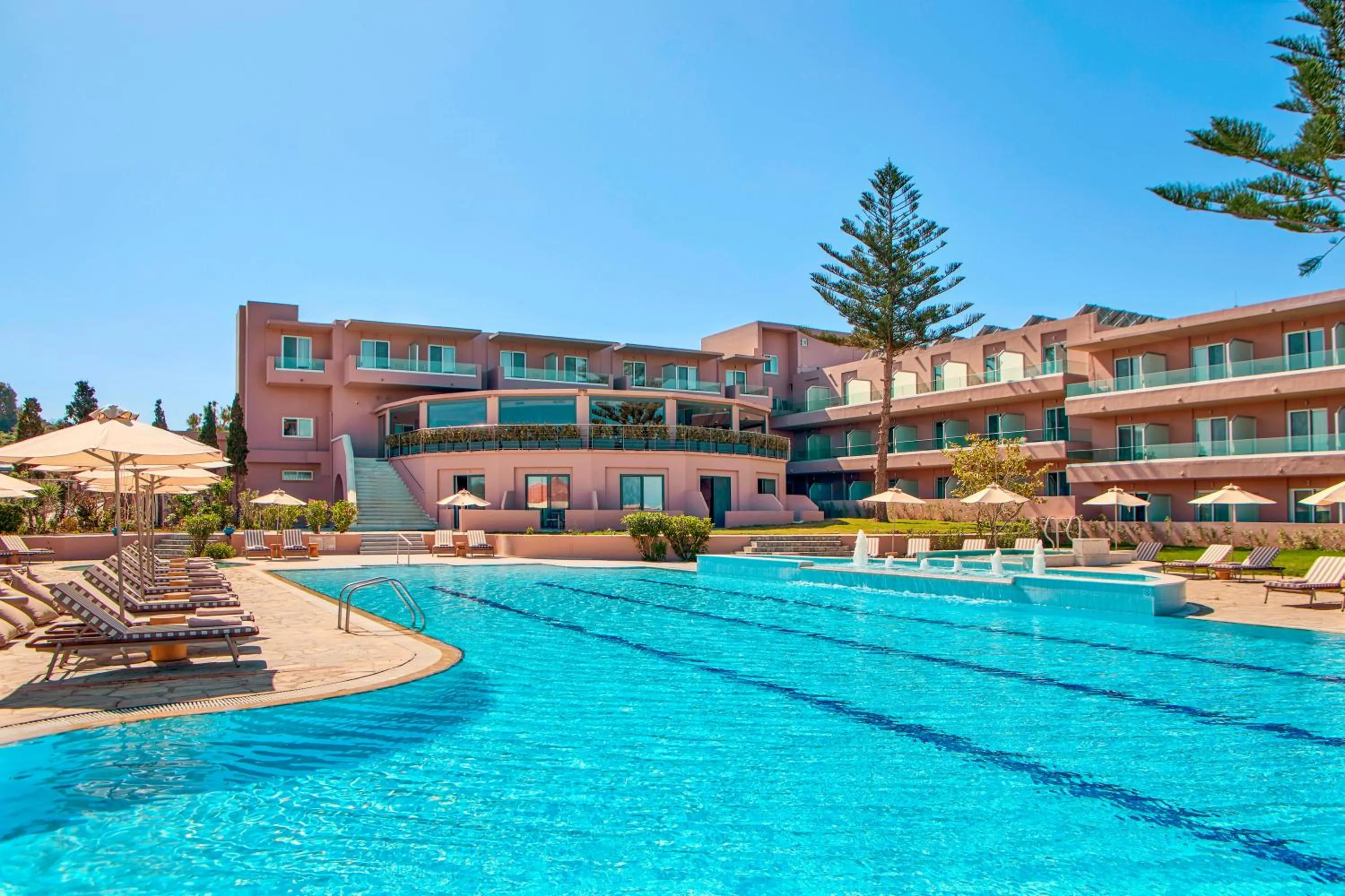 Pool view in Zeus Kos Beach