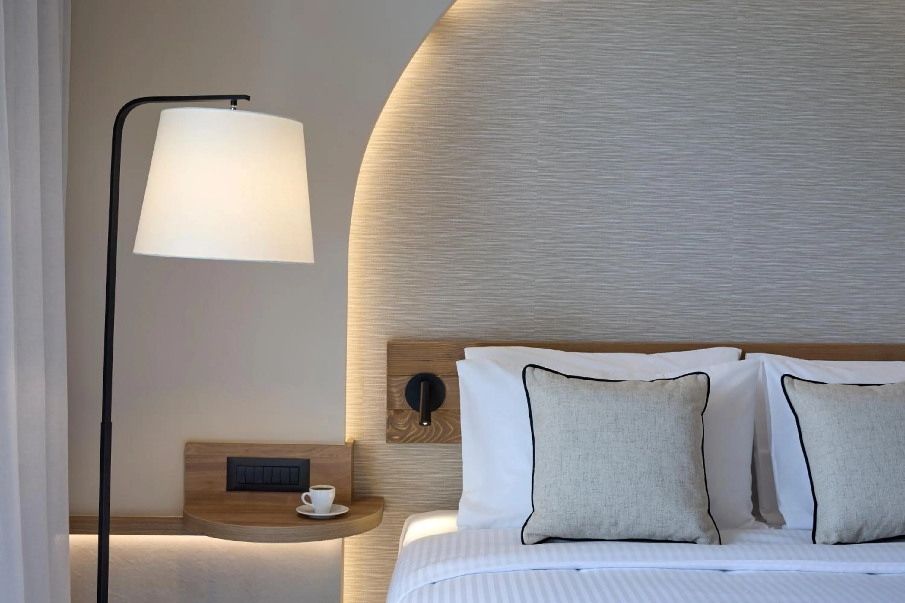 Bed in Ammos Luxury Resort