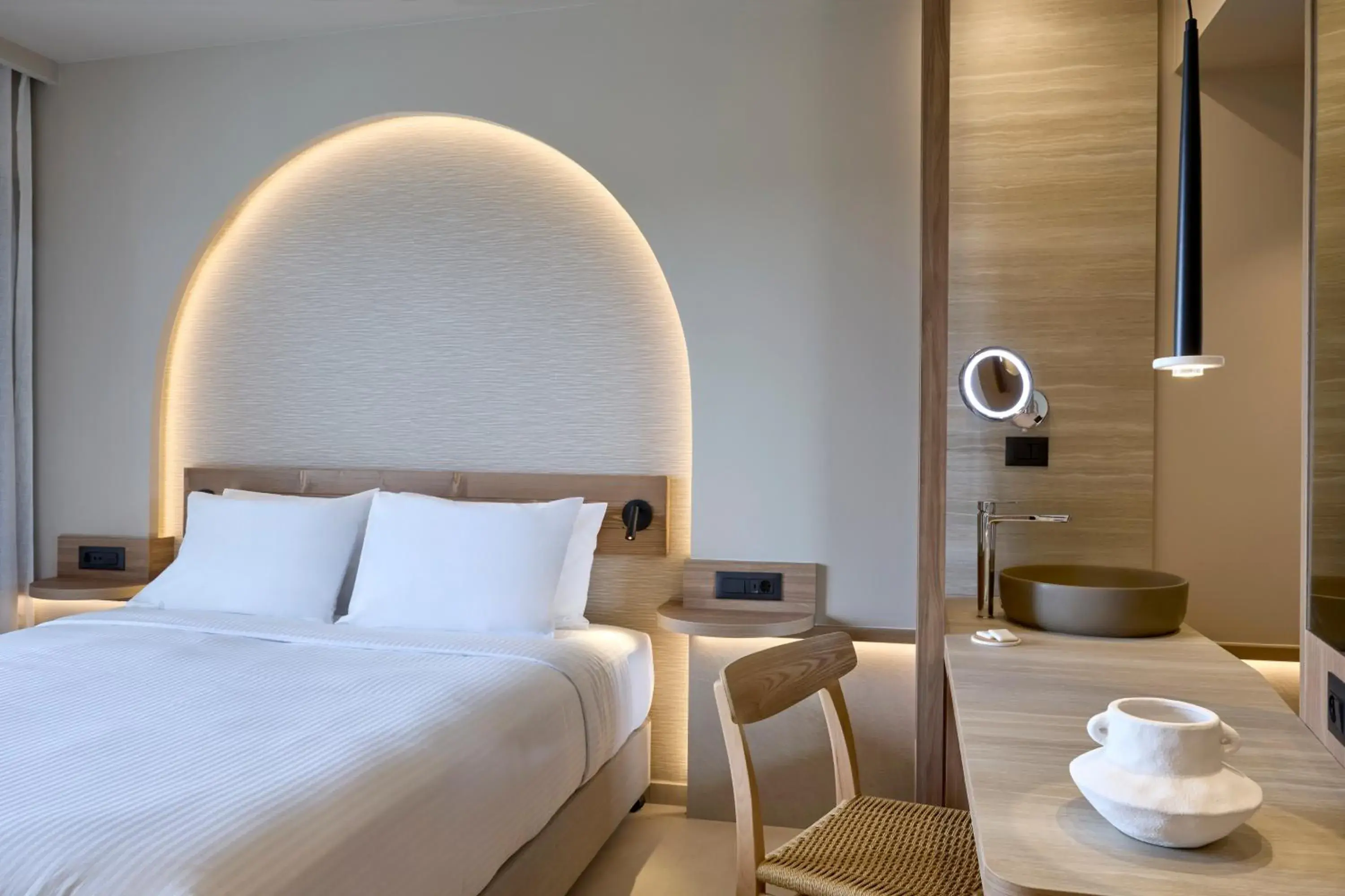 Deluxe Room Side Sea View in Ammos Luxury Resort Deluxe Room Side Sea View in Ammos Luxury Resort