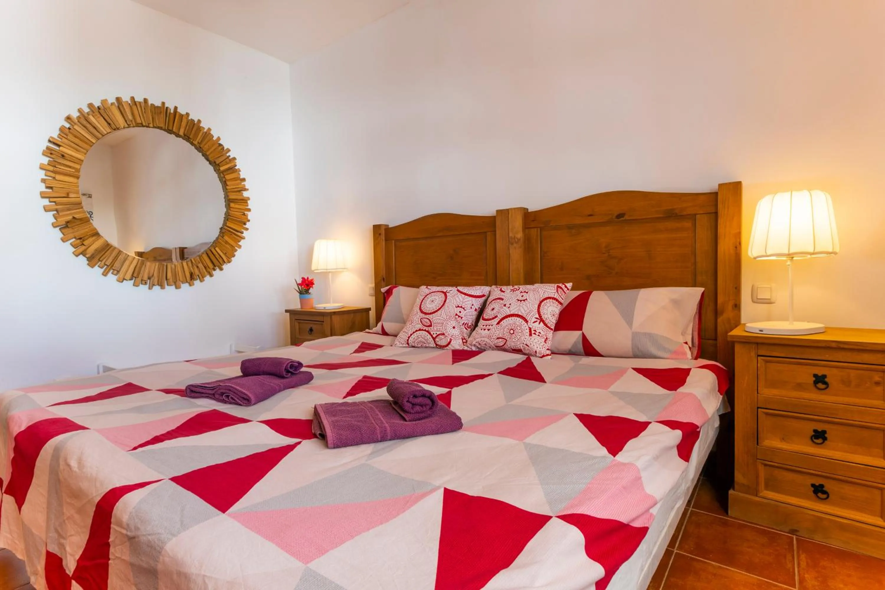 Bed in Timanfaya Casa Rural