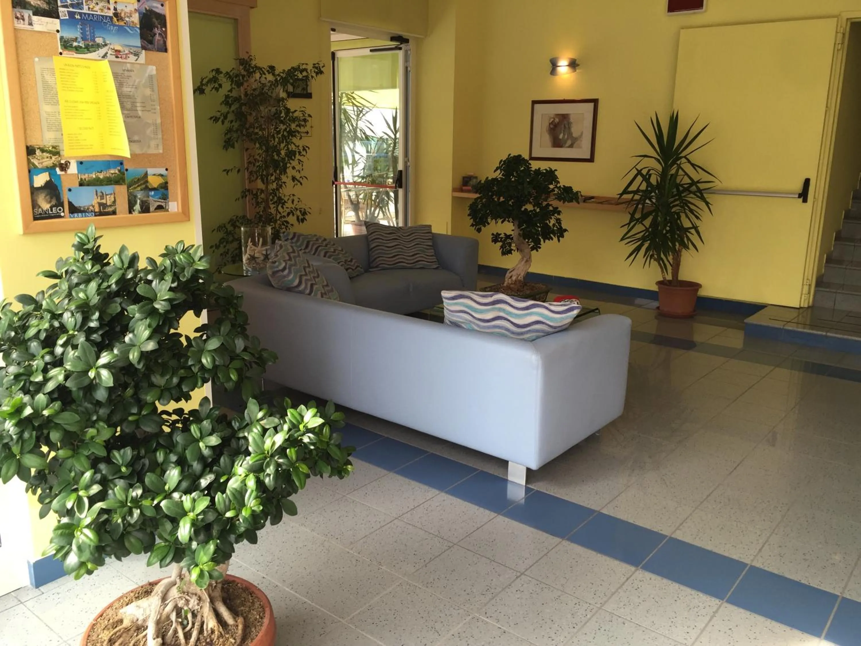 Lobby or reception in Hotel Marina