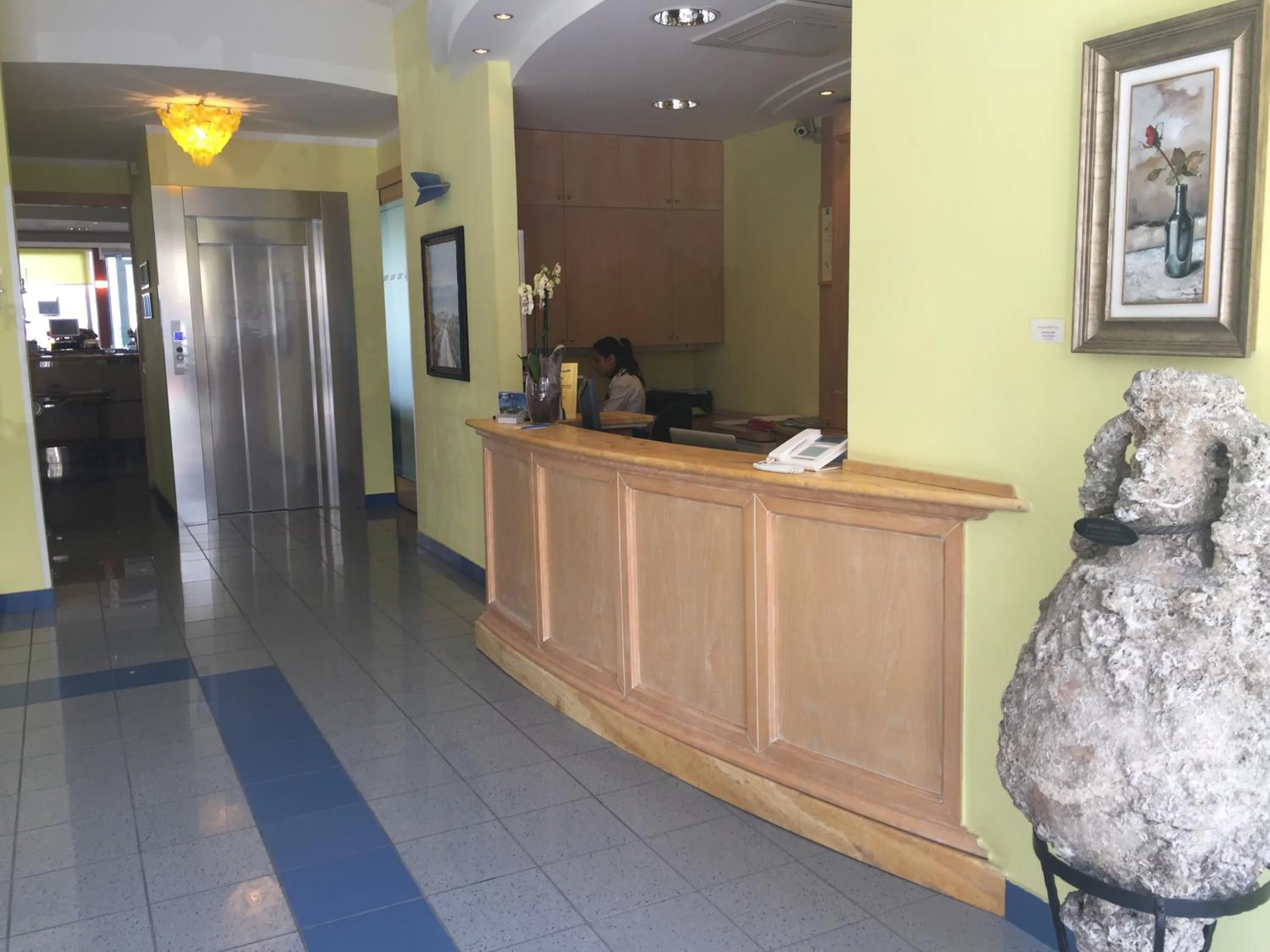 Lobby or reception in Hotel Marina