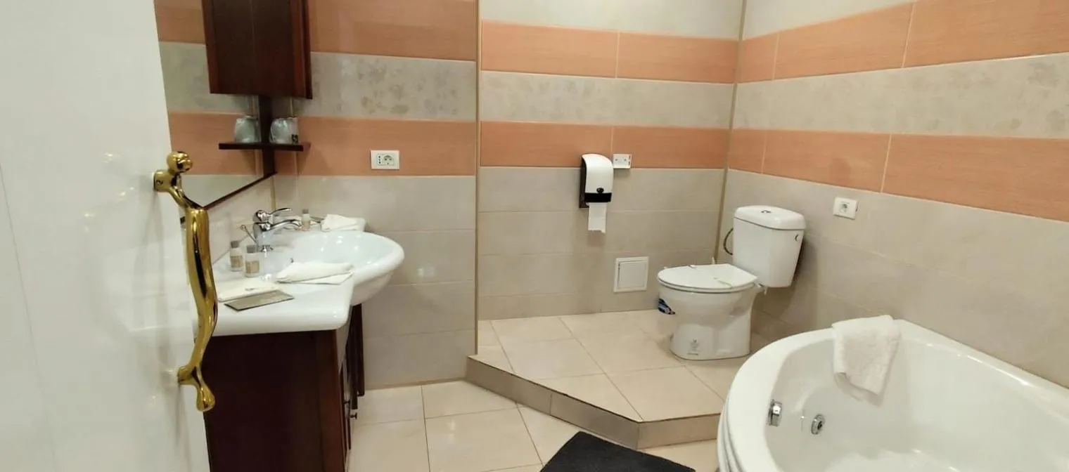 Toilet in Hotel Sir Orhideea