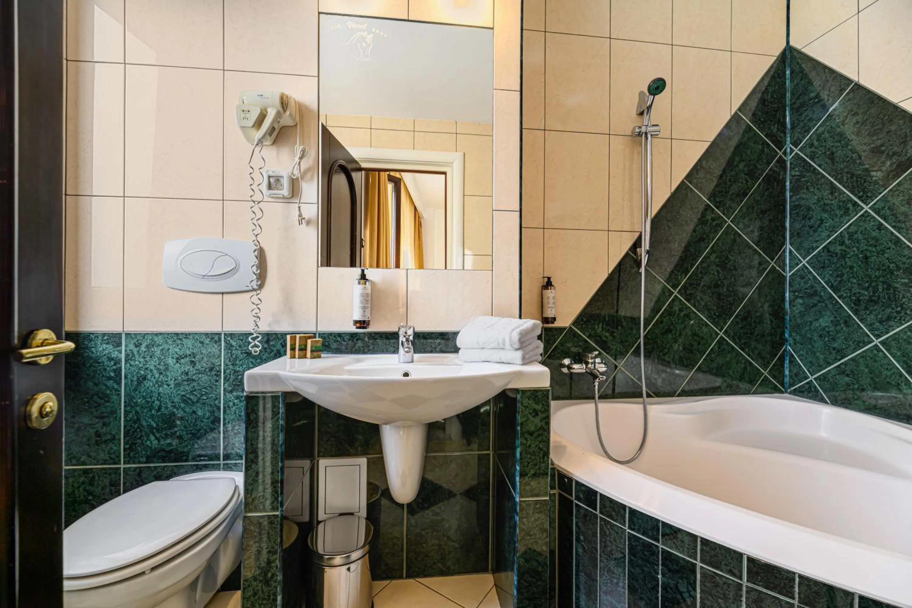 Toilet in Hotel Casa Viorel jacuzzi & saunas