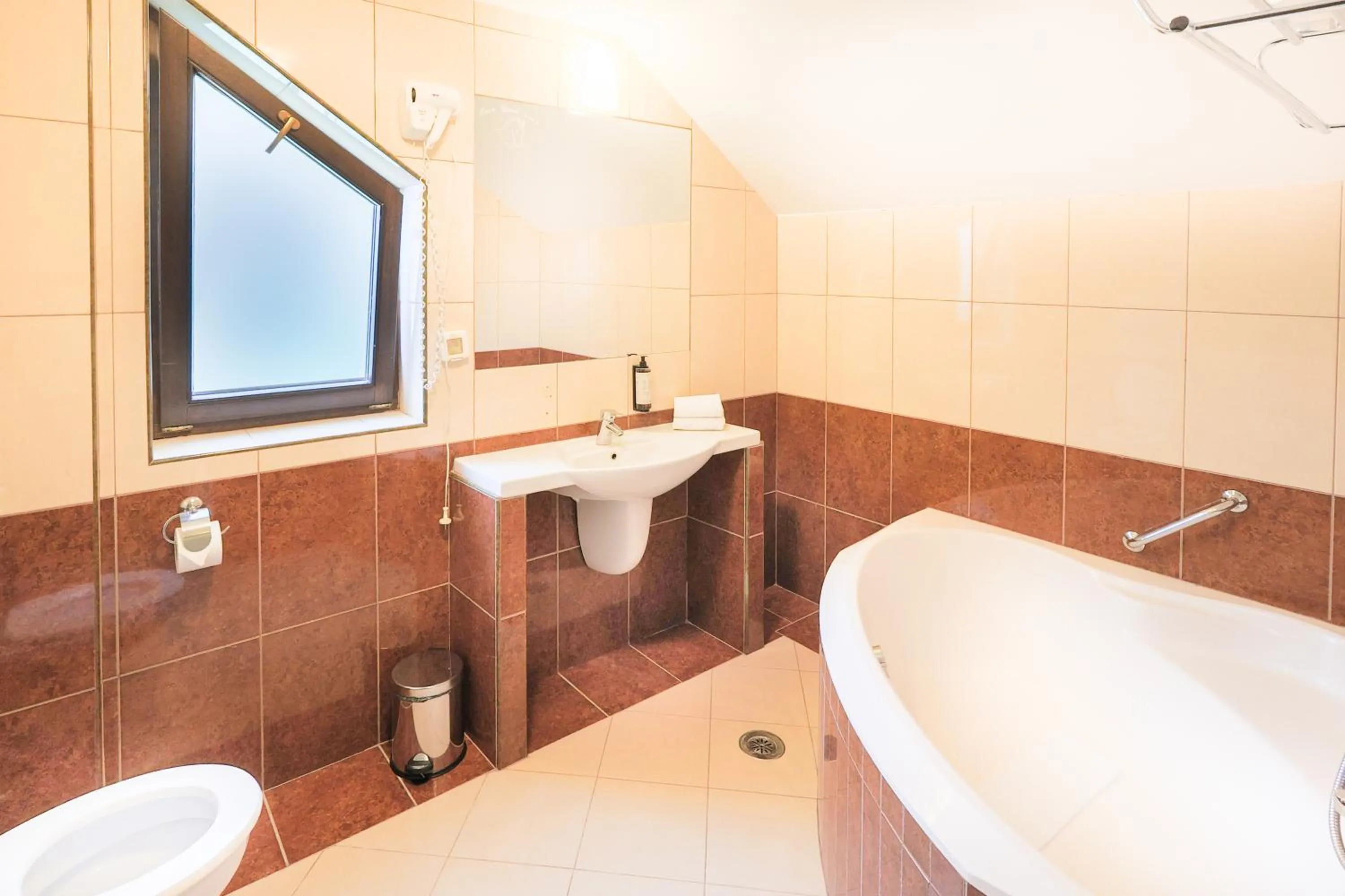 Shower in Hotel Casa Viorel jacuzzi & saunas