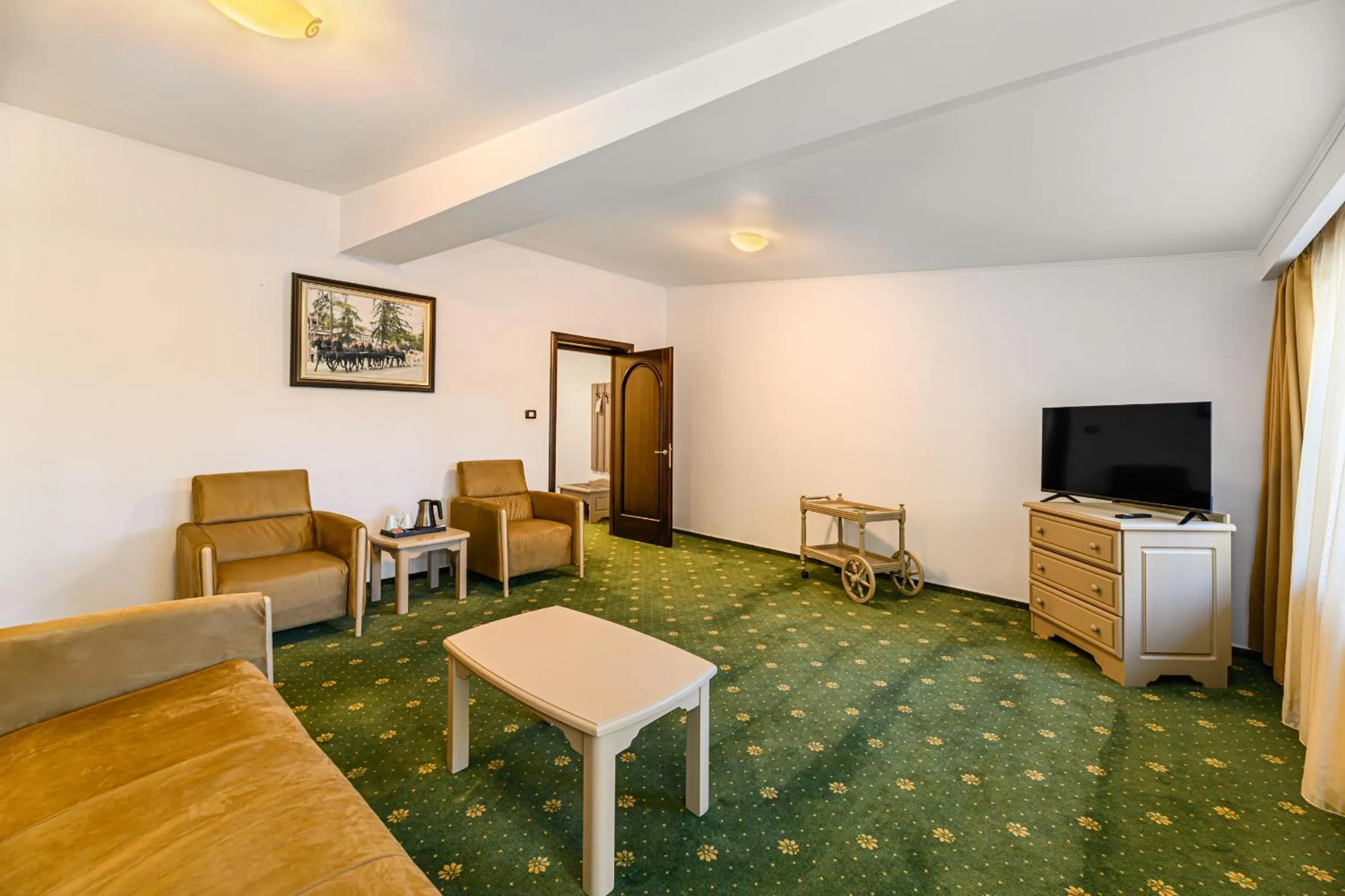 TV and multimedia in Hotel Casa Viorel jacuzzi & saunas