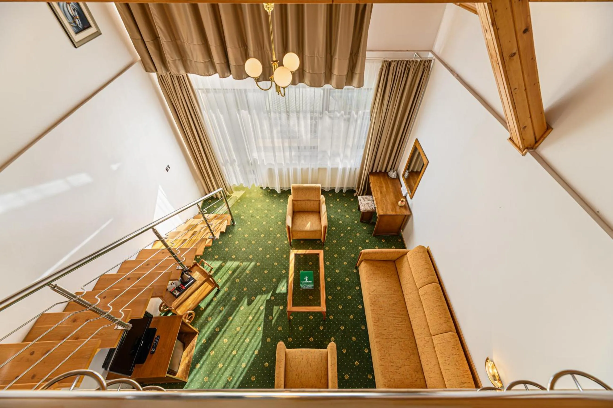 Bed in Hotel Casa Viorel jacuzzi & saunas