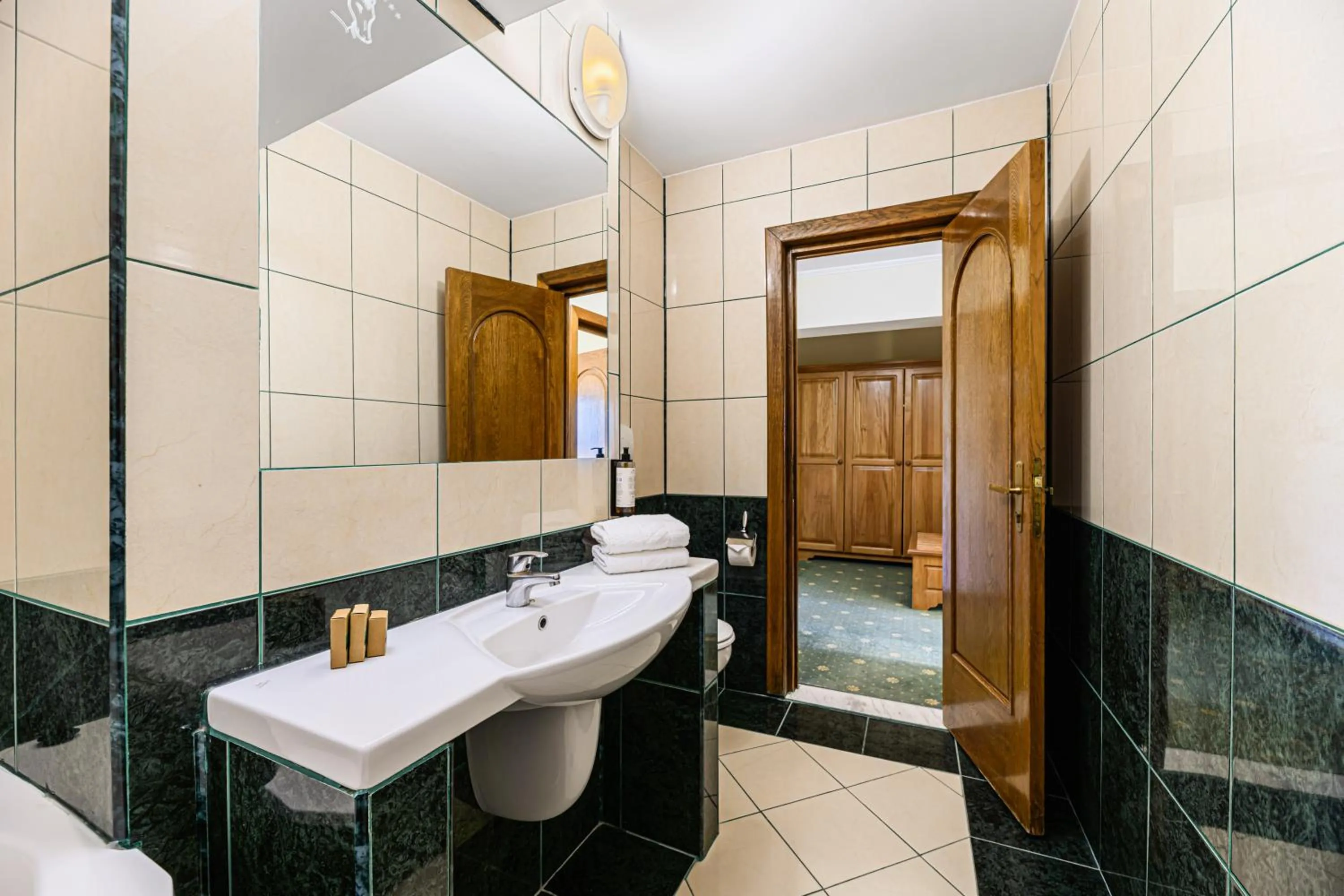 Shower in Hotel Casa Viorel jacuzzi & saunas