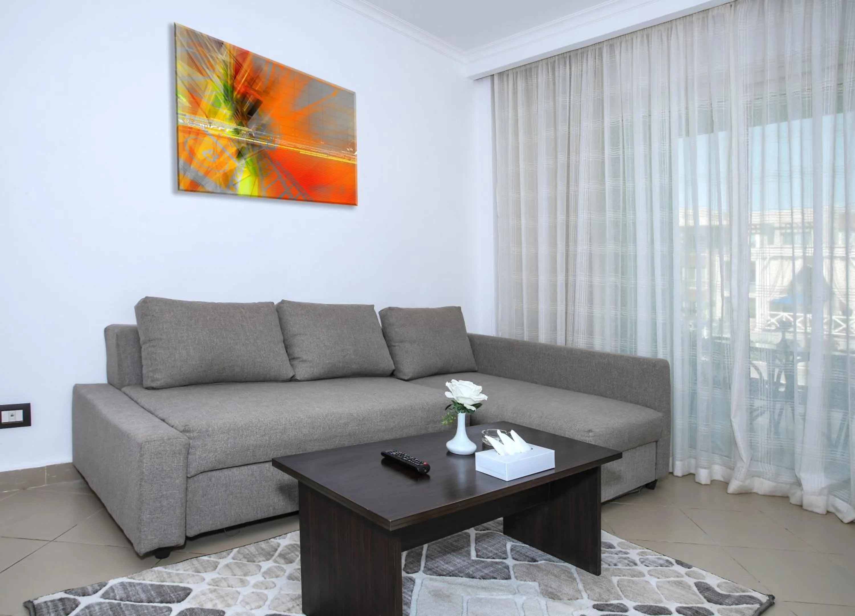 Living room in Elite Residence Aqua Park