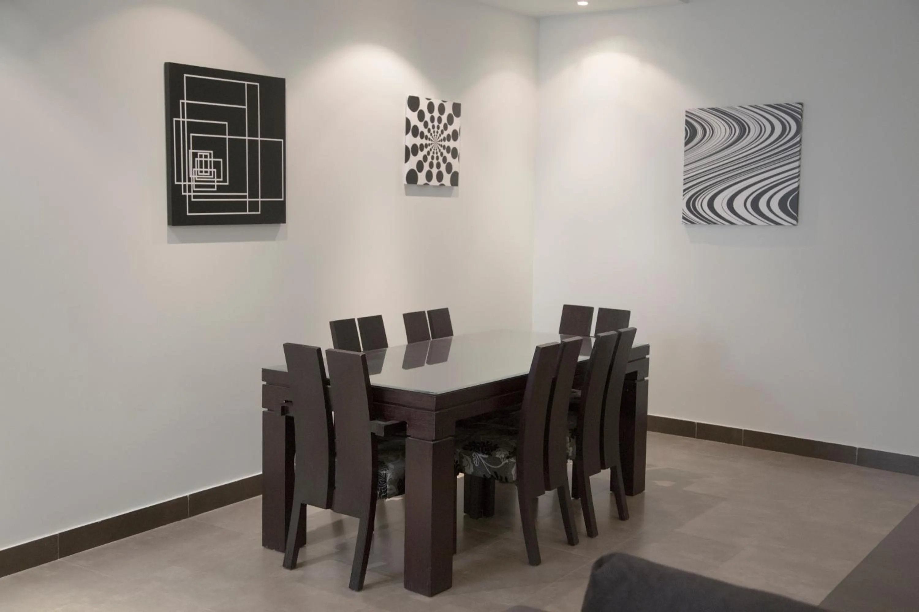 Dining area in Rafa Homes Al Izdihar 2