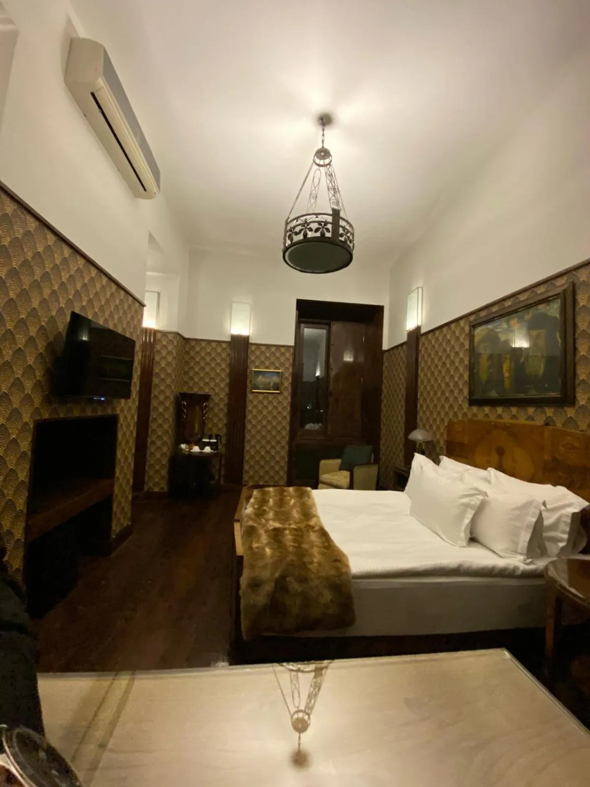 Bed in Castle in Old Town