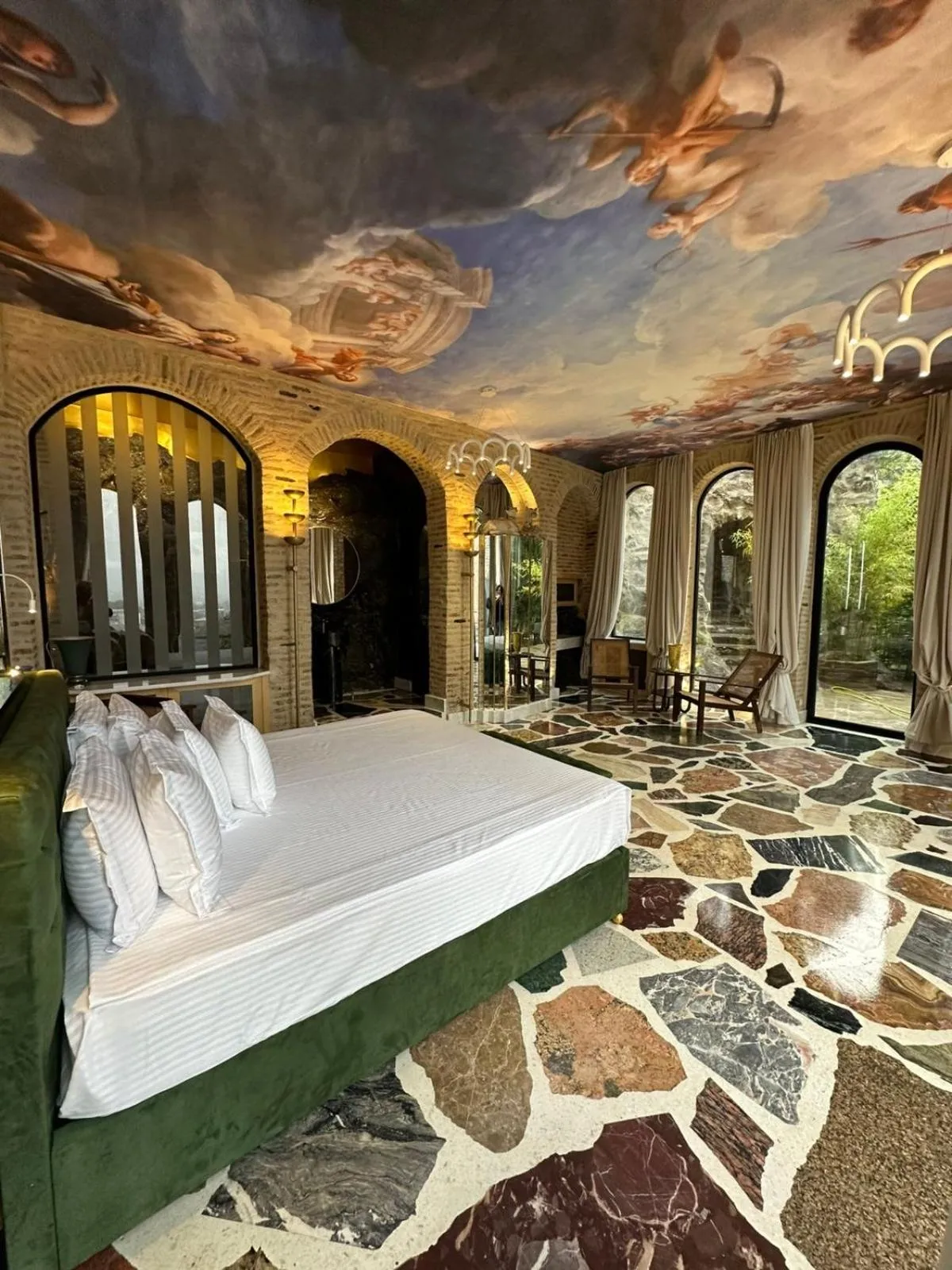 Bed in Castle in Old Town