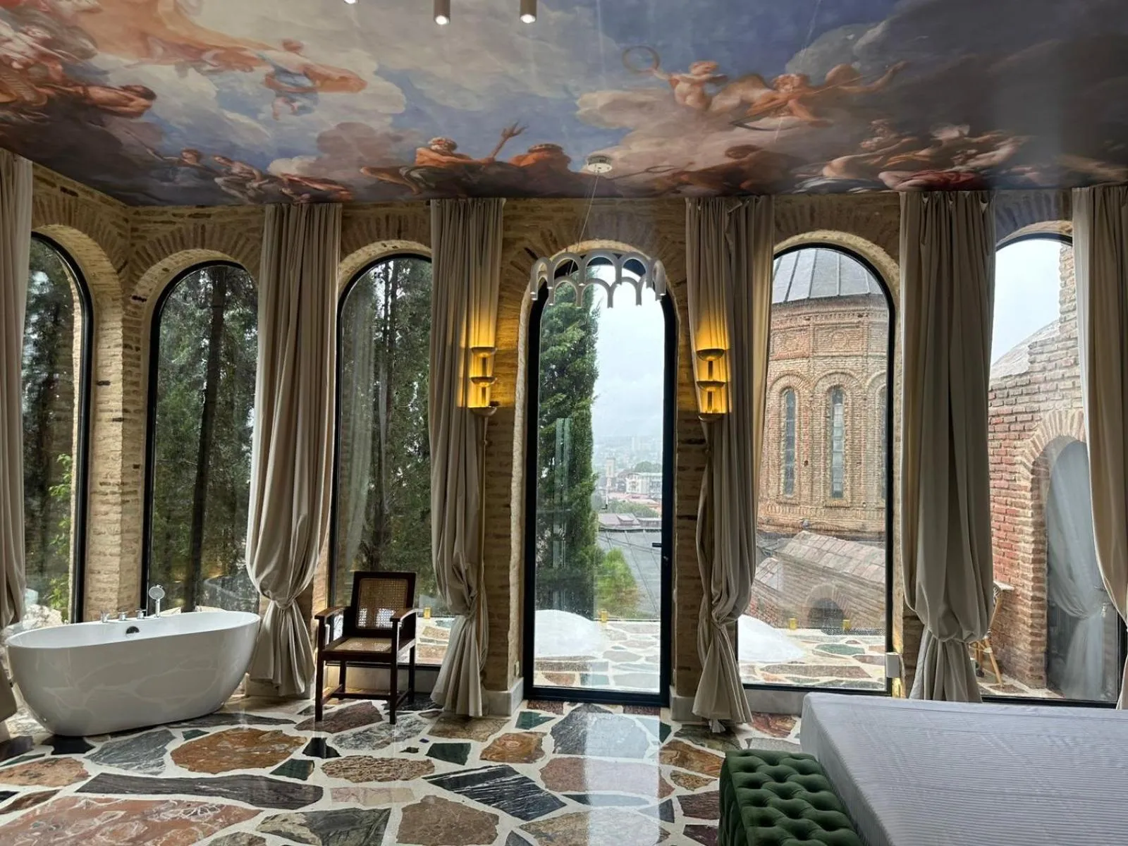 Bed in Castle in Old Town