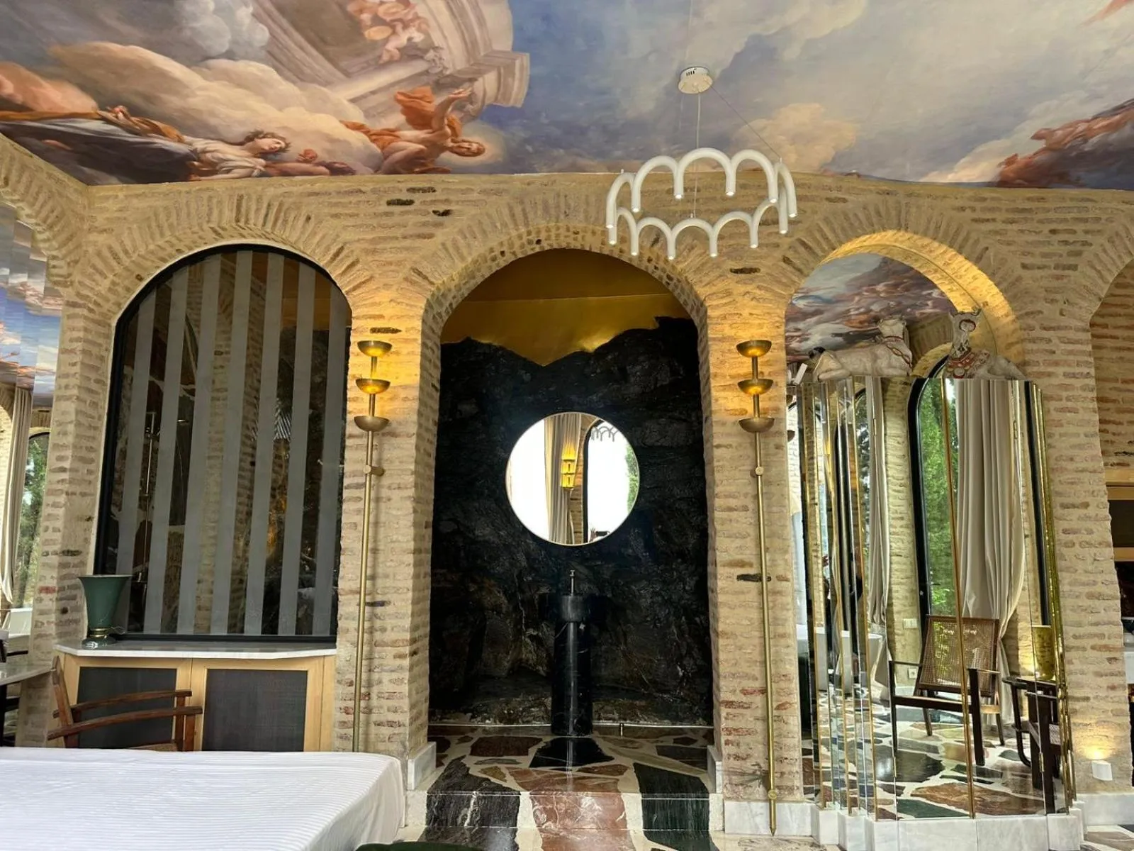 Bed in Castle in Old Town